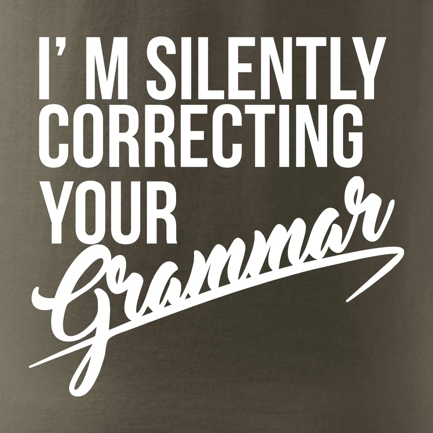 Correcting grammar