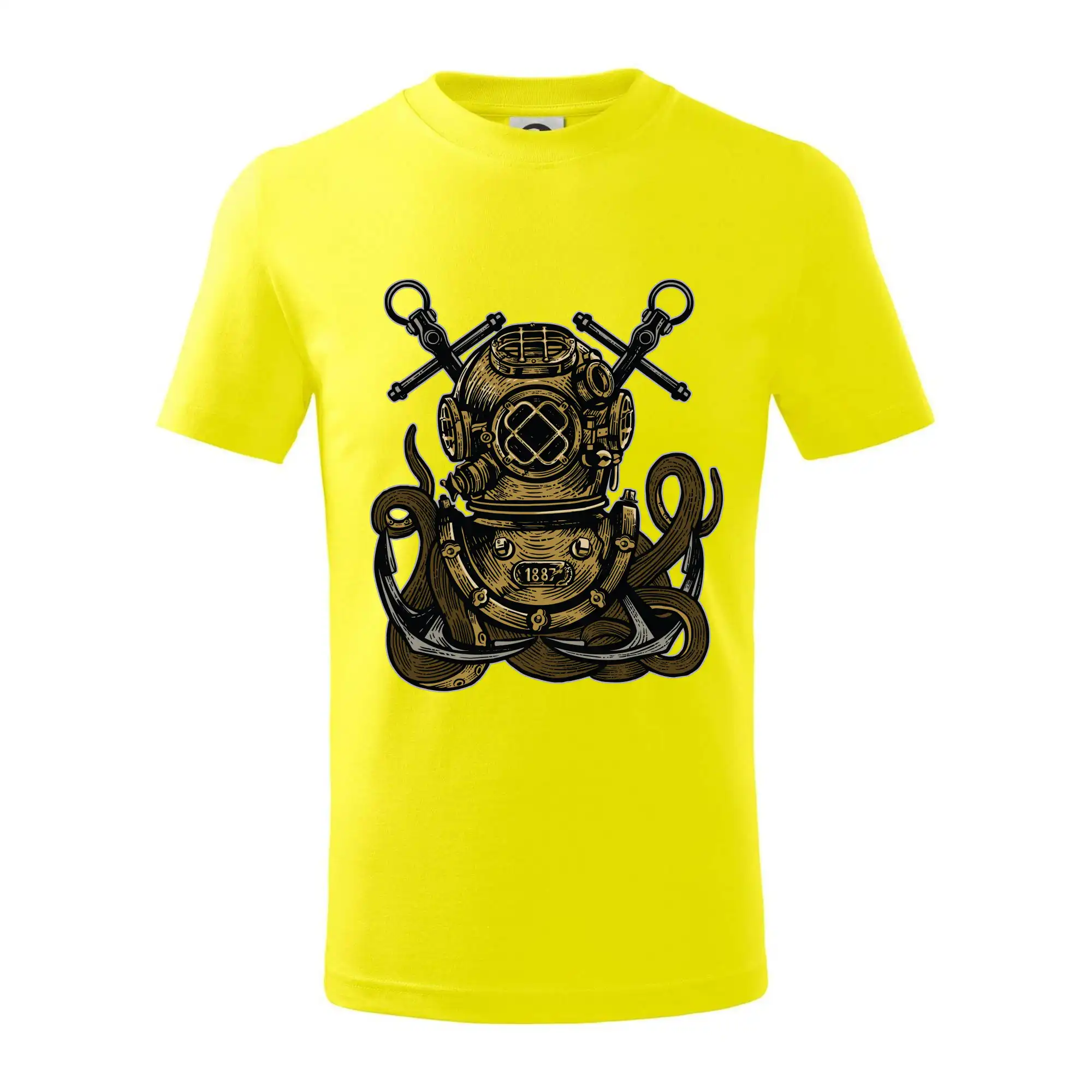 Potápačské tričká - Diver Octopus - Tričko detské bavlnené