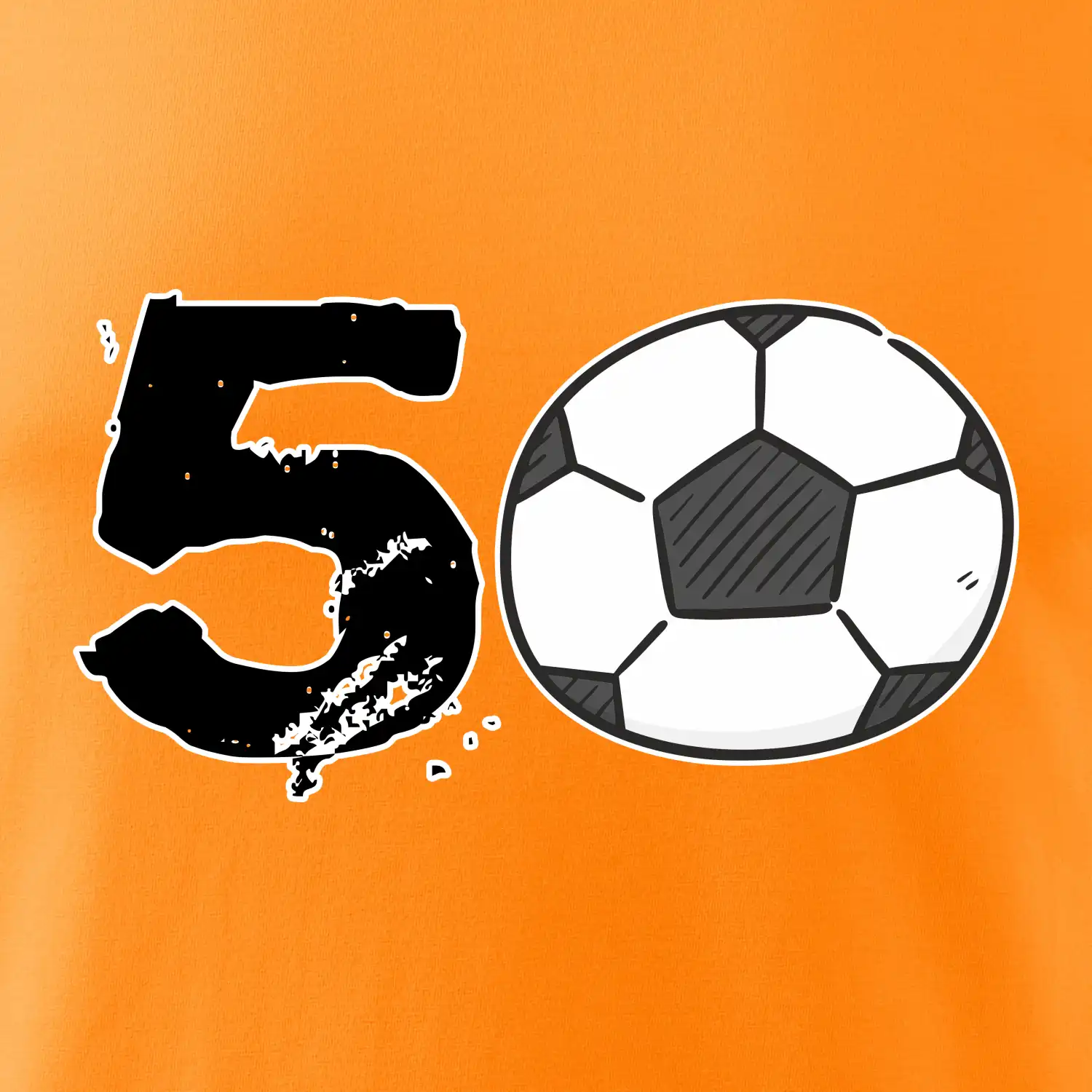 Fotbal kulaté narozeniny 50
