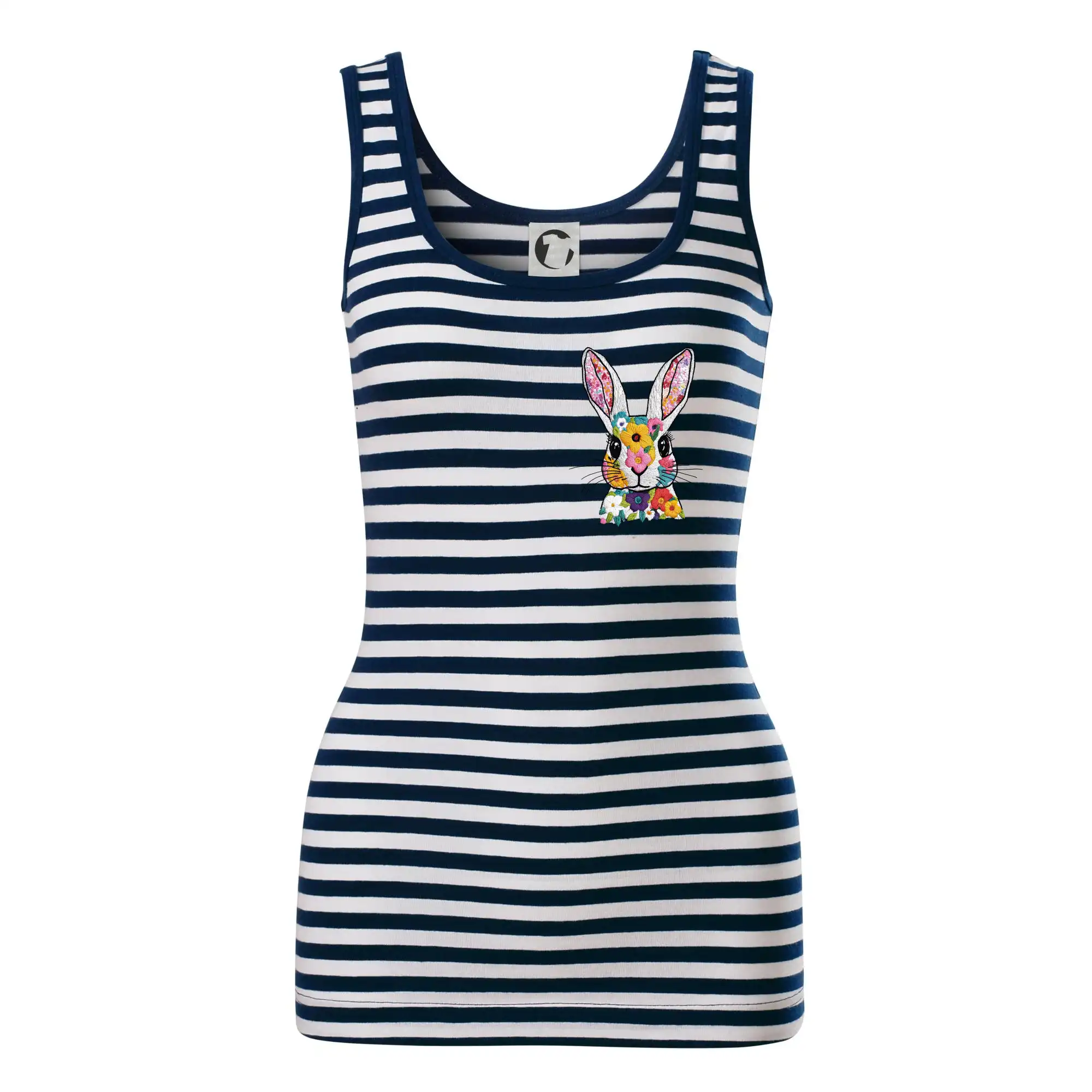 Veľkonočné tričká - Zajačik ako vyšitý - Sailor tielko na vodu