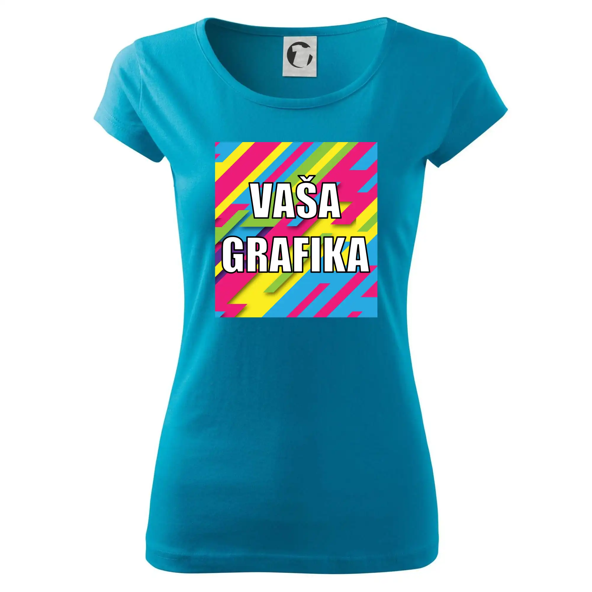 MyShirt tričká - Potlač s vašou grafikou - Dámske tričko Pure