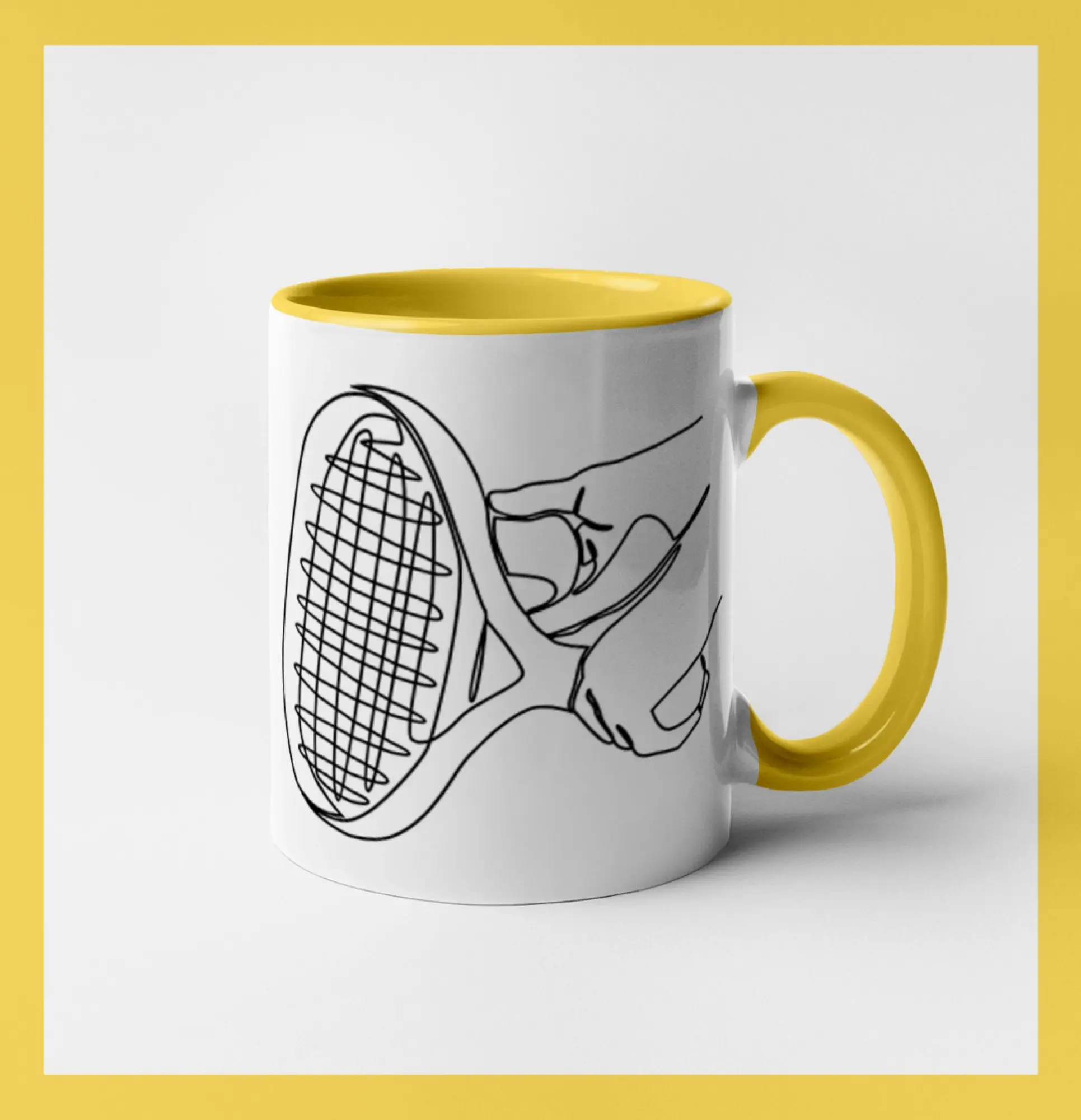 Tenisová raketa jedným ťahom