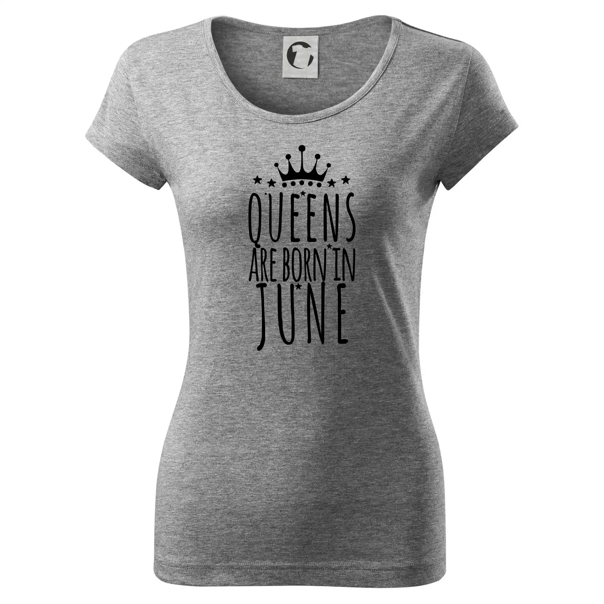 Tričká pre narodených v júni - Queens are born in June - Dámske tričko Pure