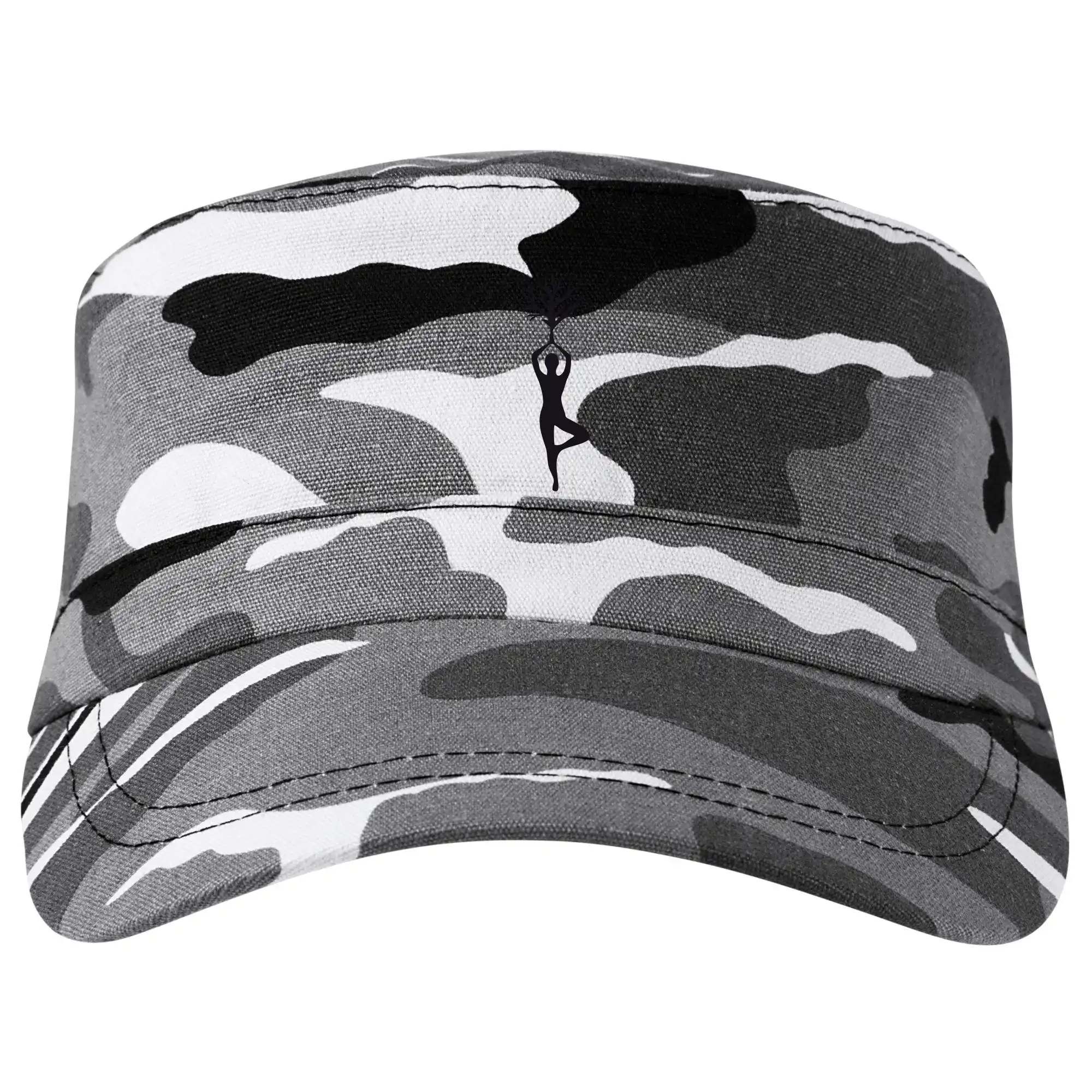 Tričká na jógu - Yoga strom - Šiltovka CAMO