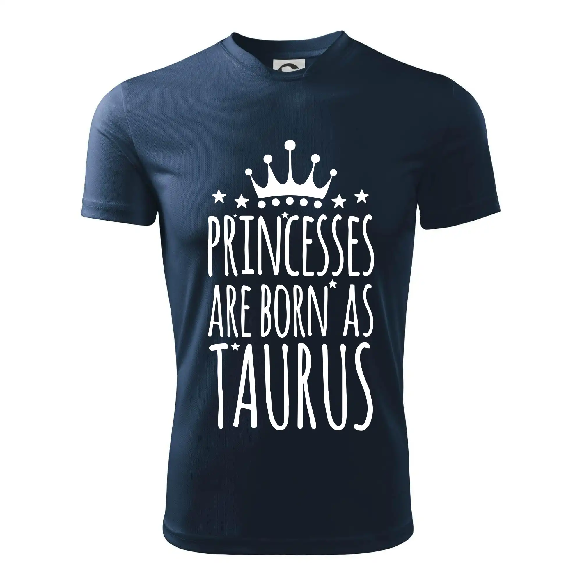 Tričká býk - Princesses are born as Taurus - Býk - Detské tričko športové