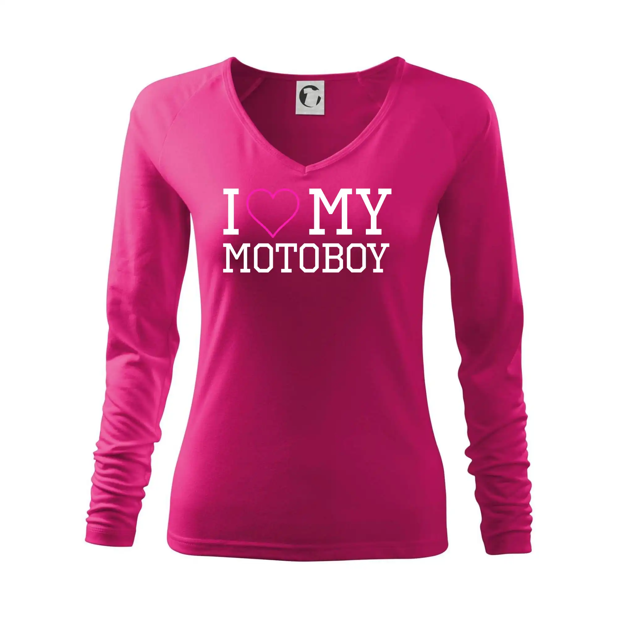 Tričká a mikiny s potlačou motoriek – pre pravých motorkárov - I love my motoboy - Tričko dámske Elegance