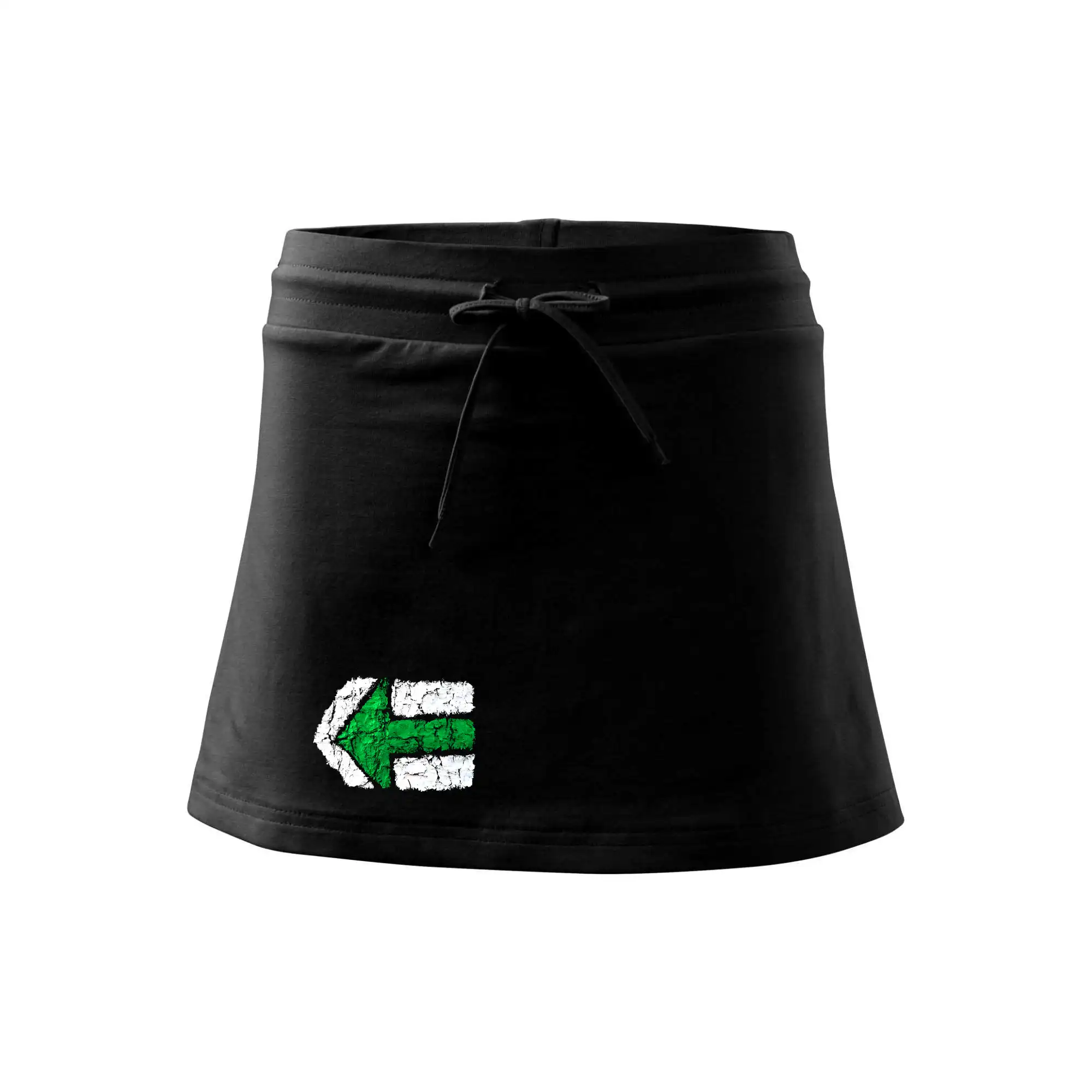 Trička na kempovanie - Párová turistická značka zelená - Športová sukne - two in one