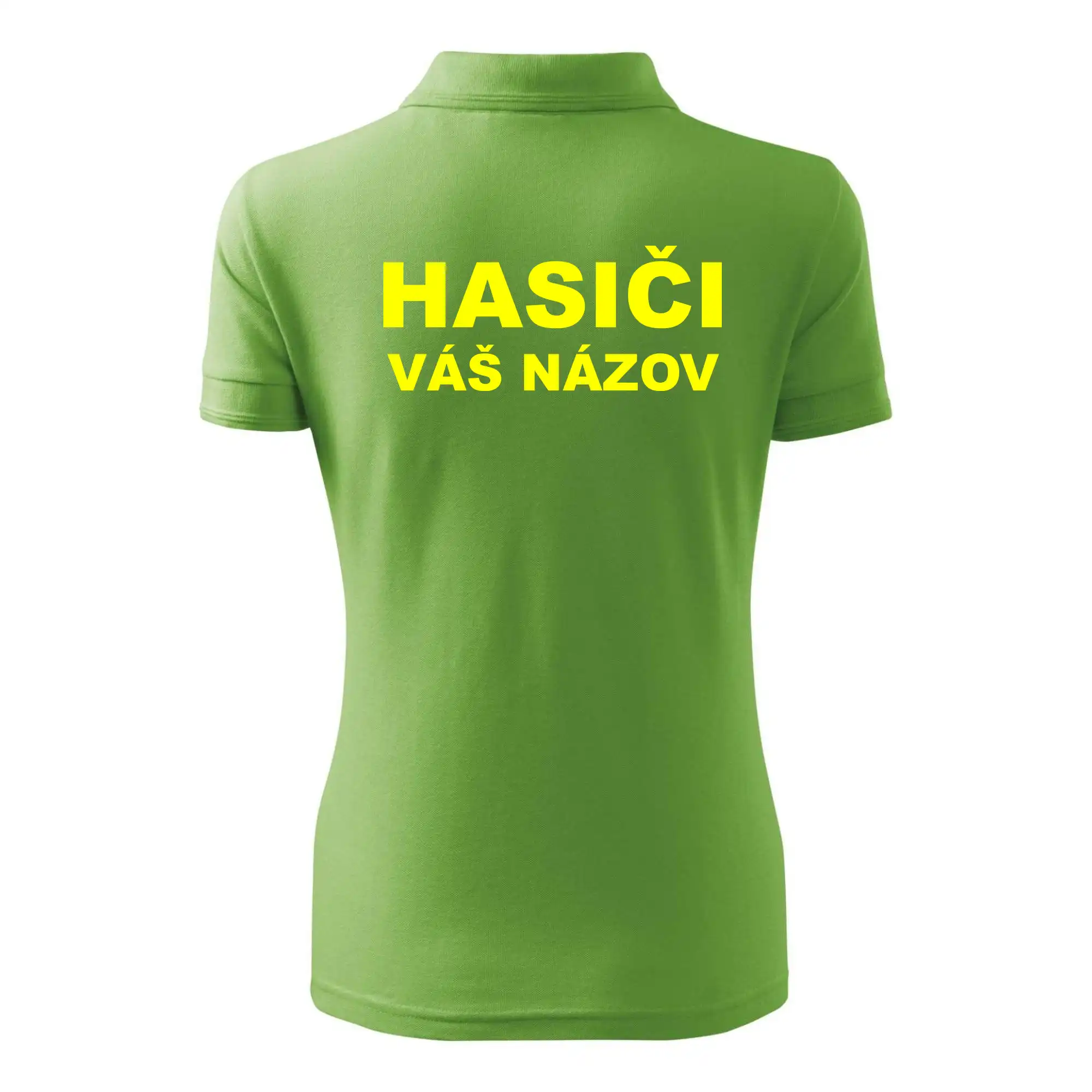 Hasiči - žltý nápis - váš názov zboru