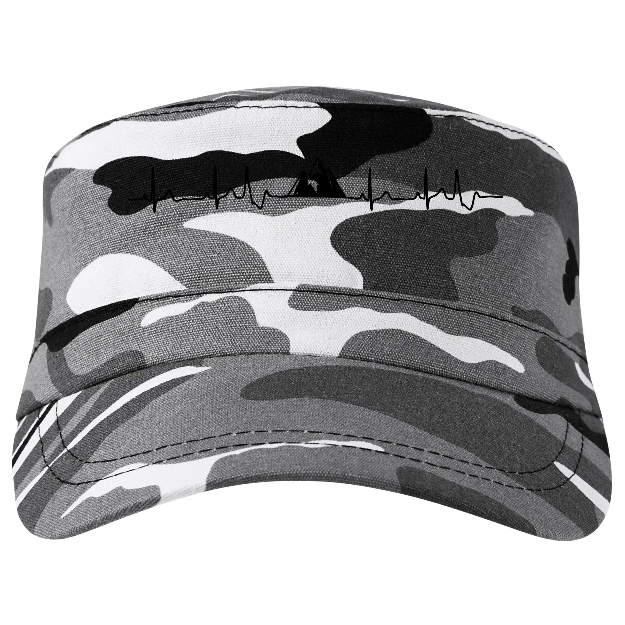 Trička pro horolezcov - Hory EKG - Šiltovka CAMO