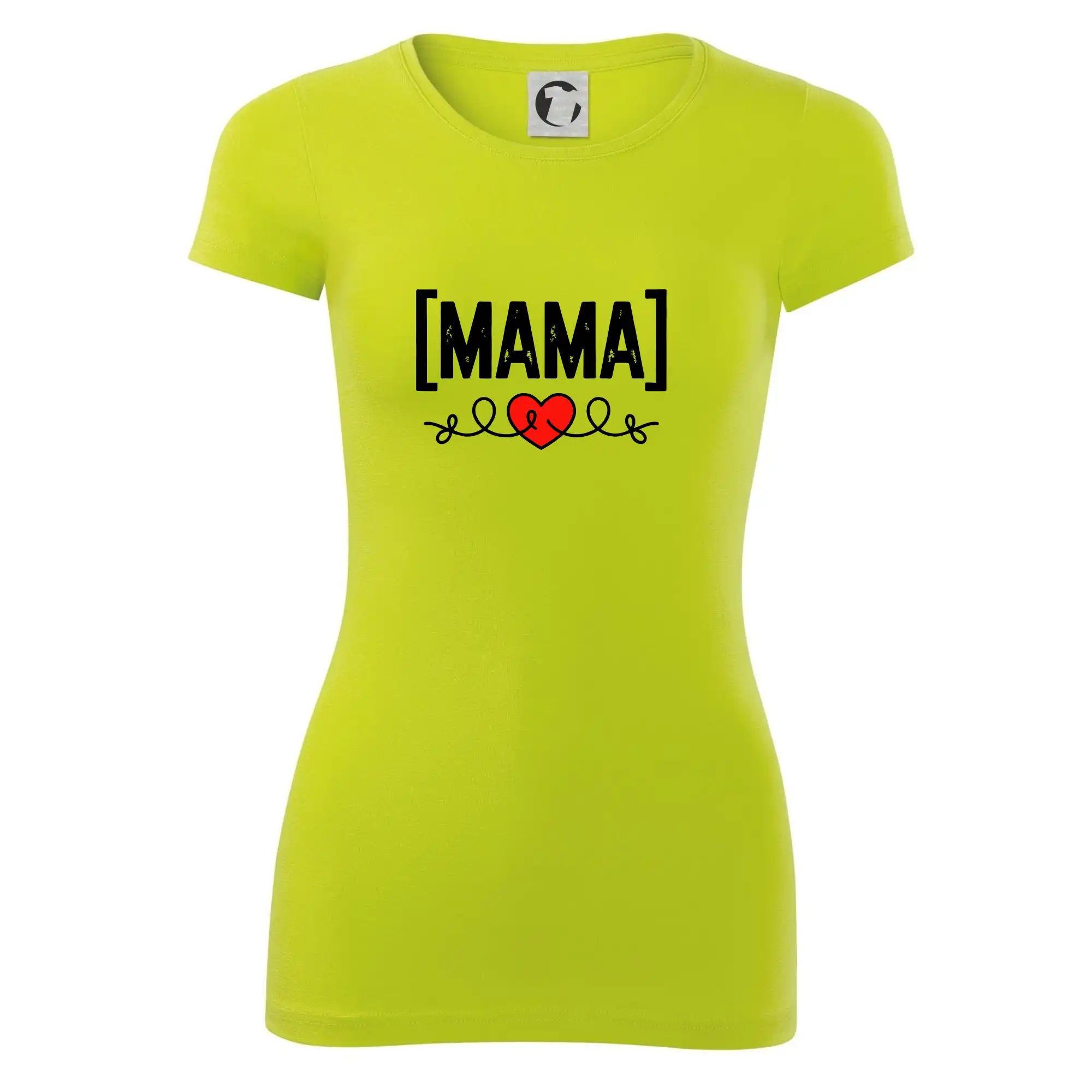 Nápis mama a srdce SK