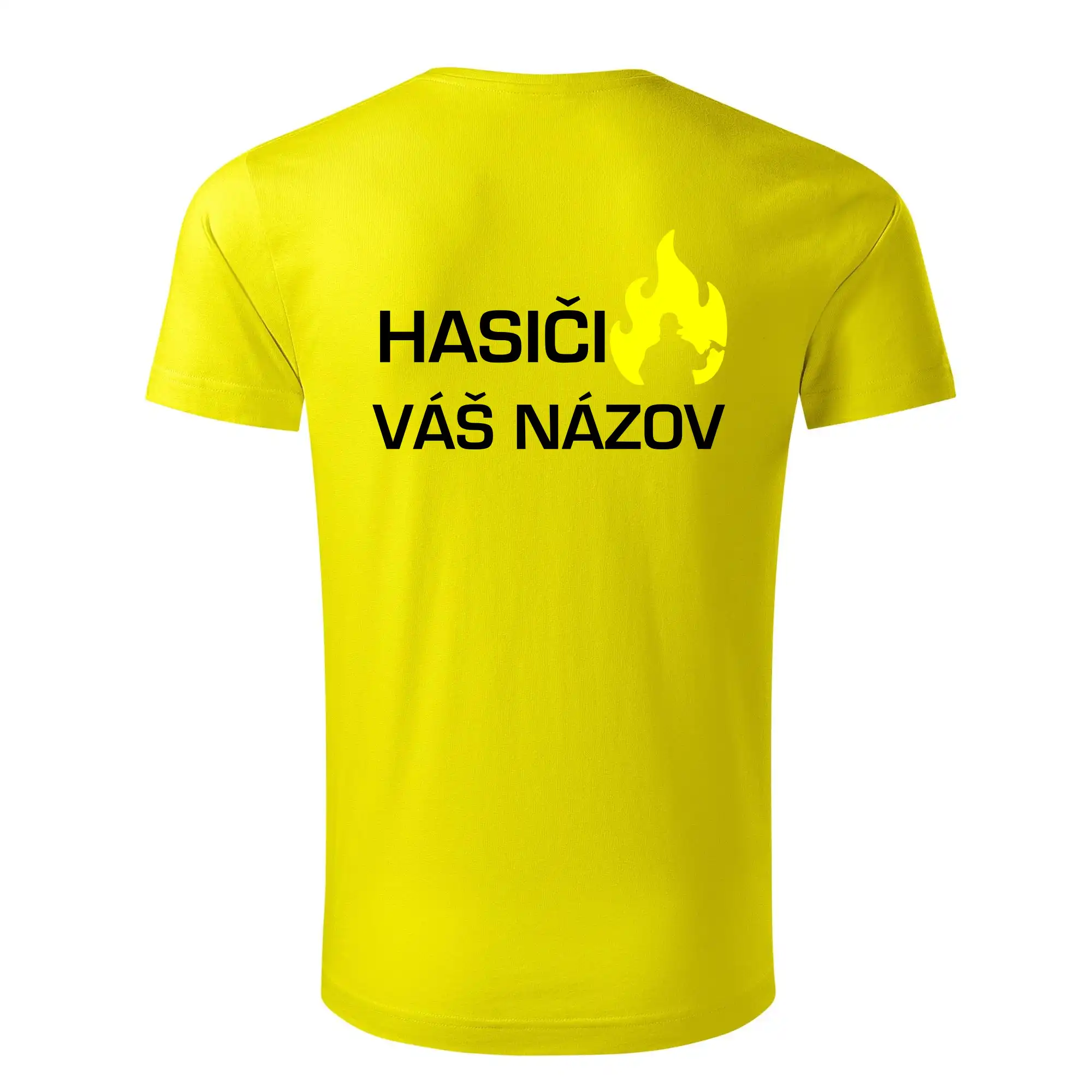 Hasiči - Váš názov - FLUO + Reflexná potlač