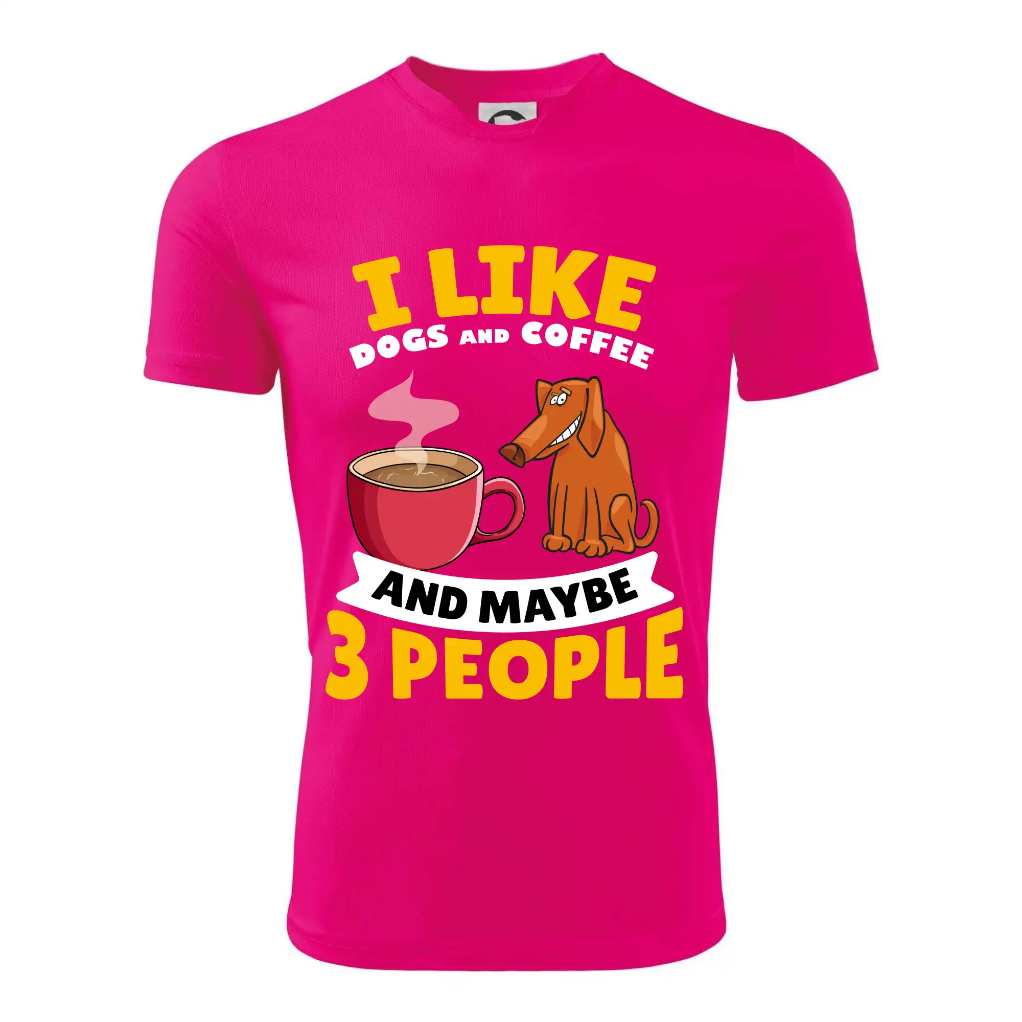 I like dogs and coffee and maybe 3 people