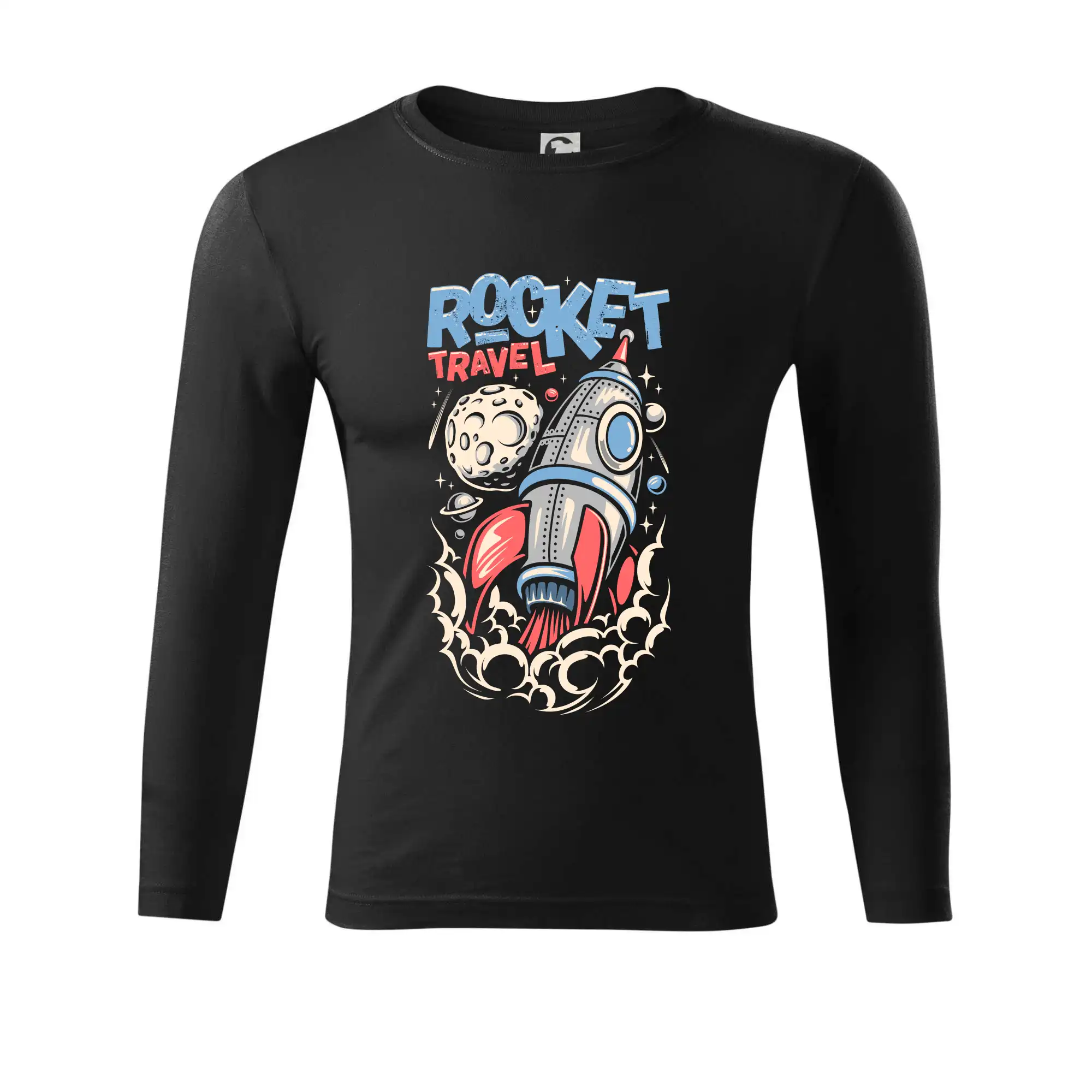 Vesmirne tričká - Rocket travel - Tričko Progress s dlhým rukávom