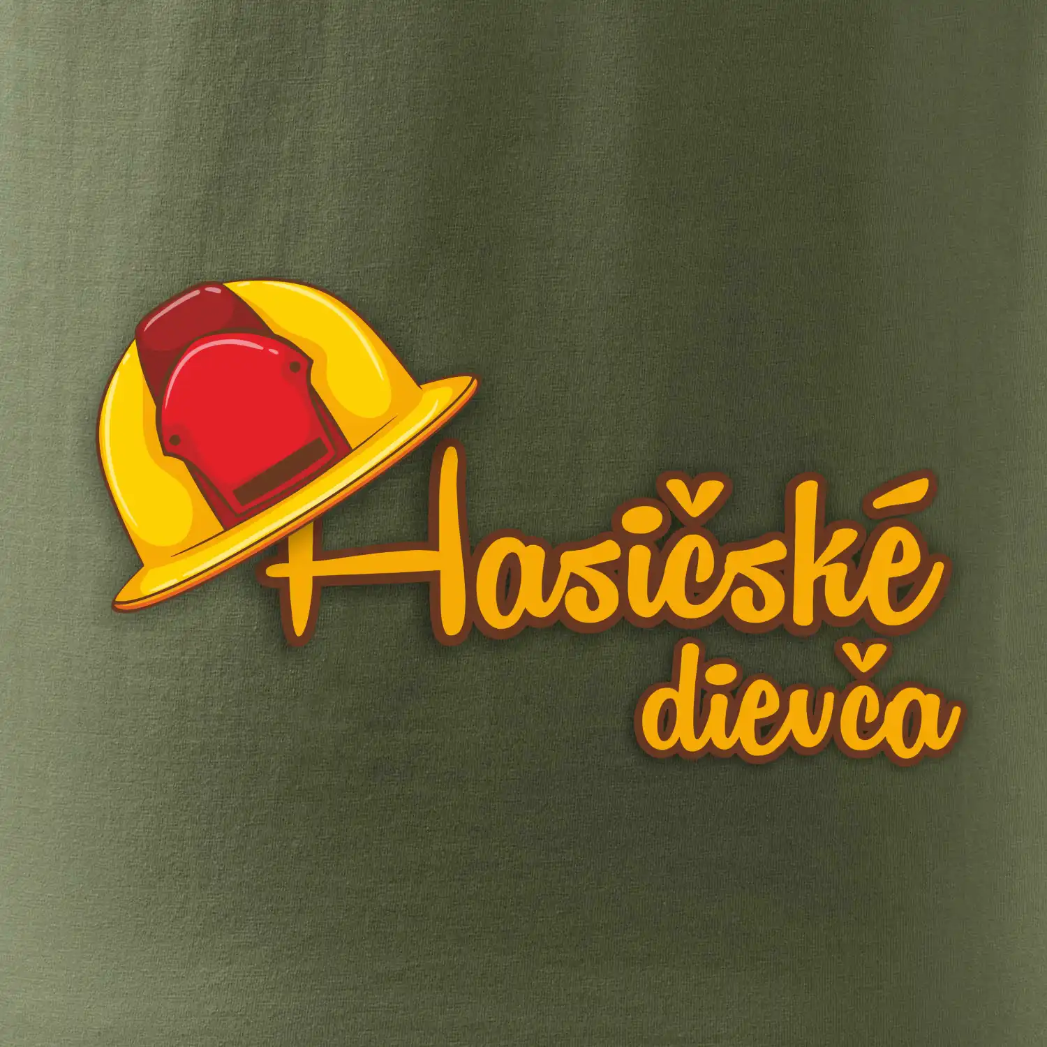 Hasičské dievča - helma