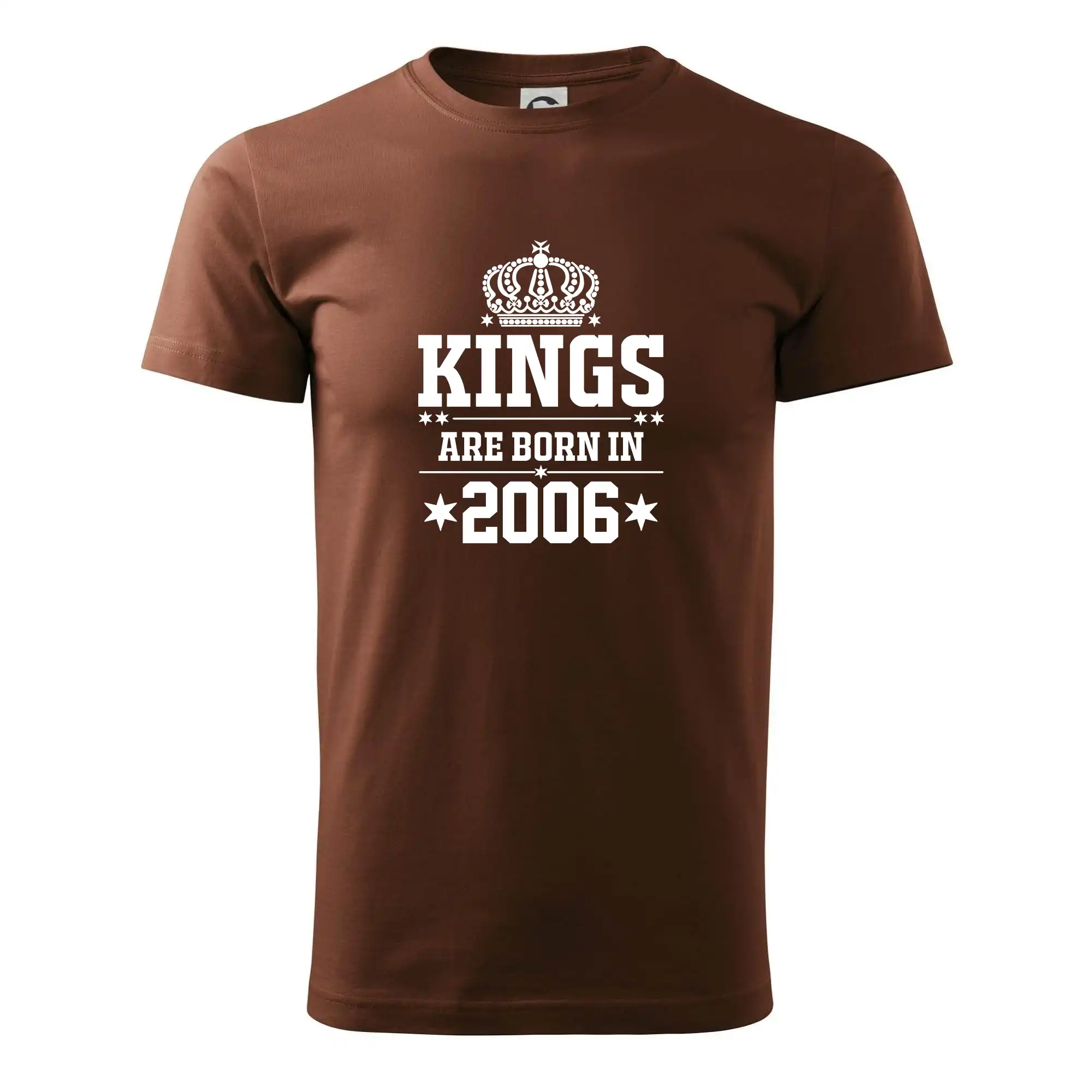 Trička s ročníkom 2006 - Kings are born in 2006 - Klasické pánske tričko vyššej gramáže