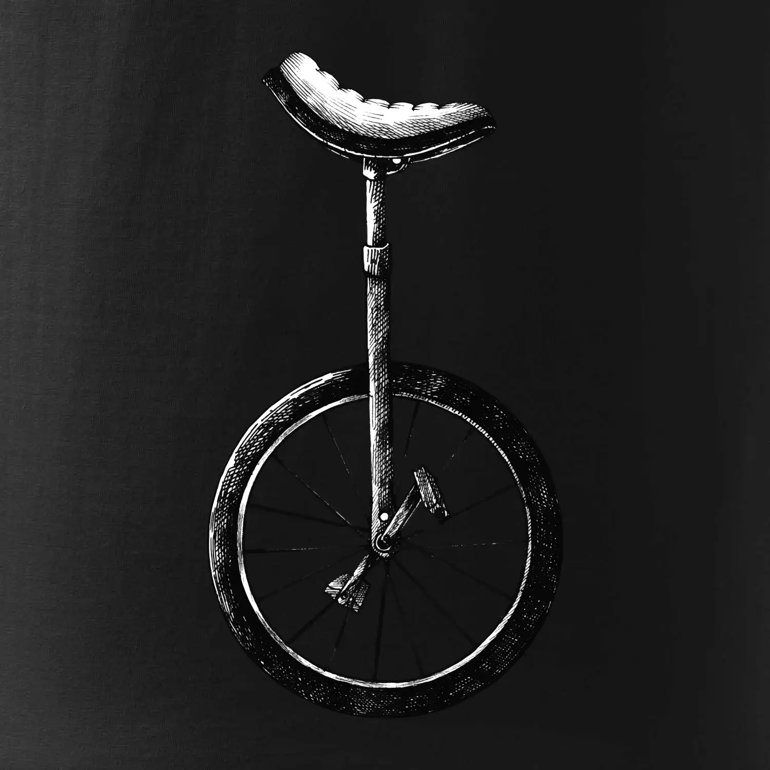 jednokolka kreslená