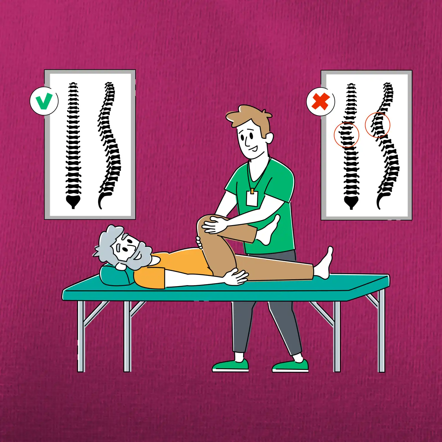 Fyziologické zakřivení páteře