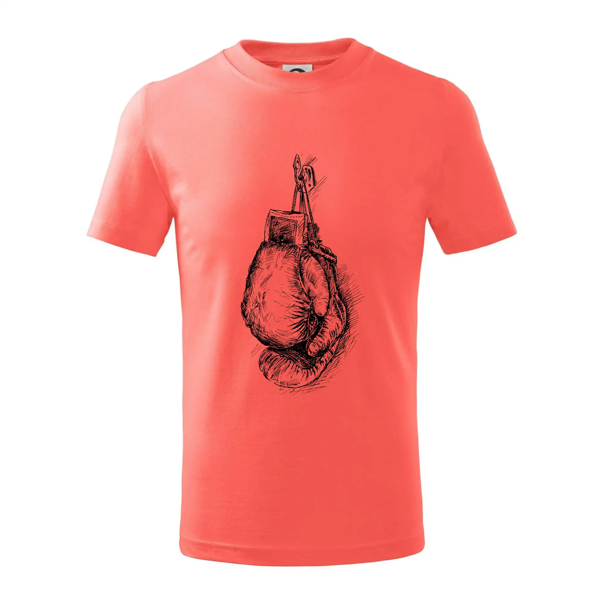 Boxerské rukavice kreslené na výšku