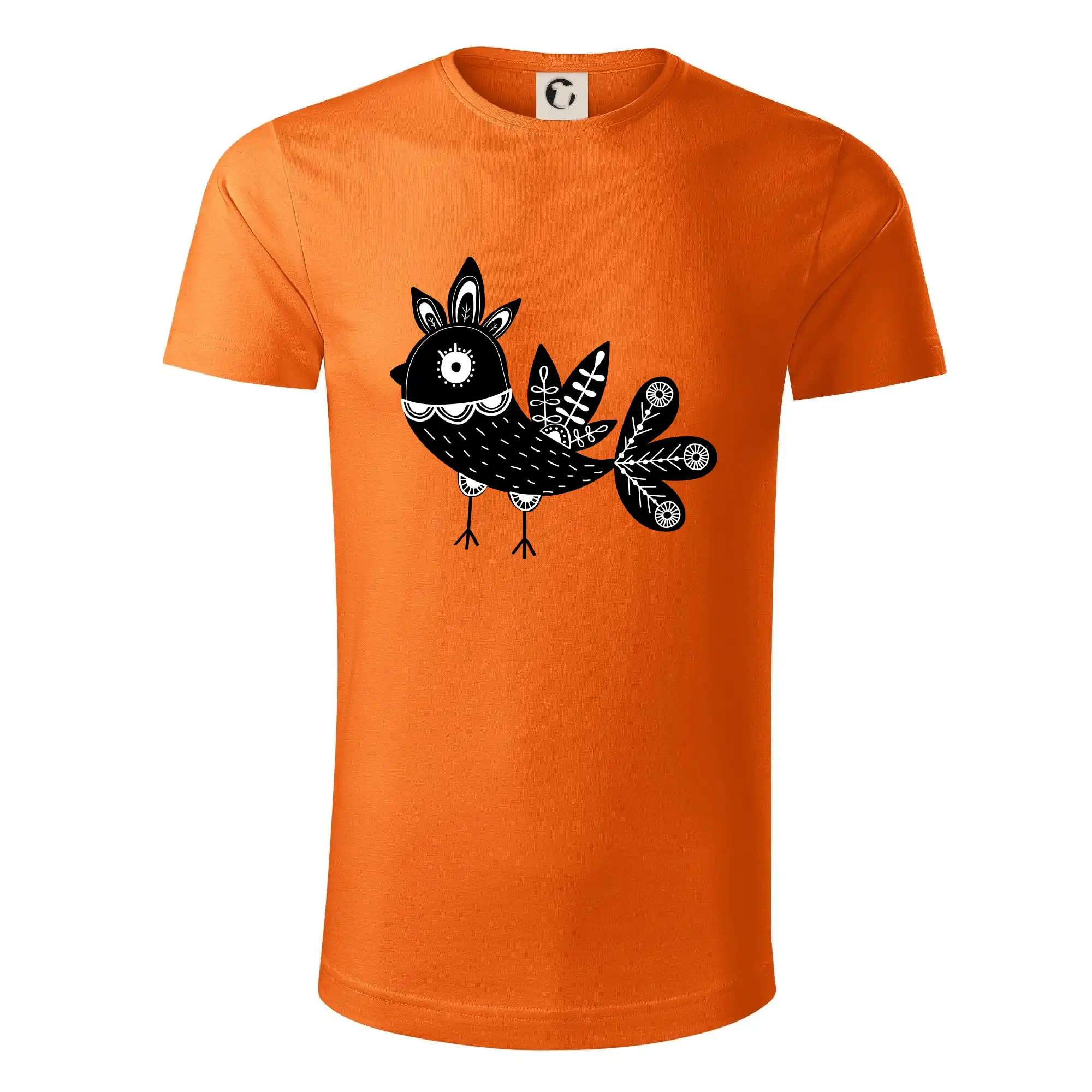 Ptáček černobílý folklór