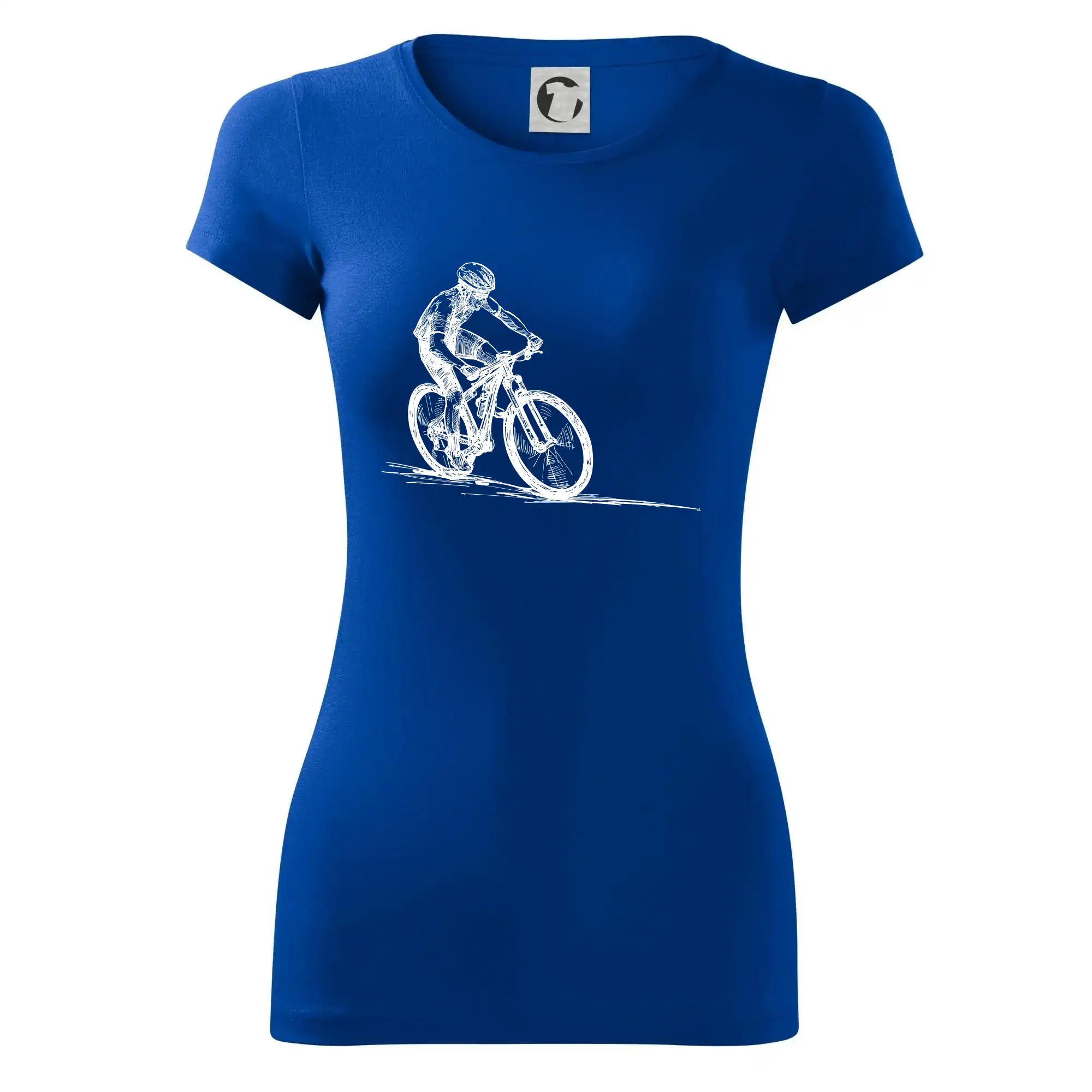 MTB kreslený cyklista