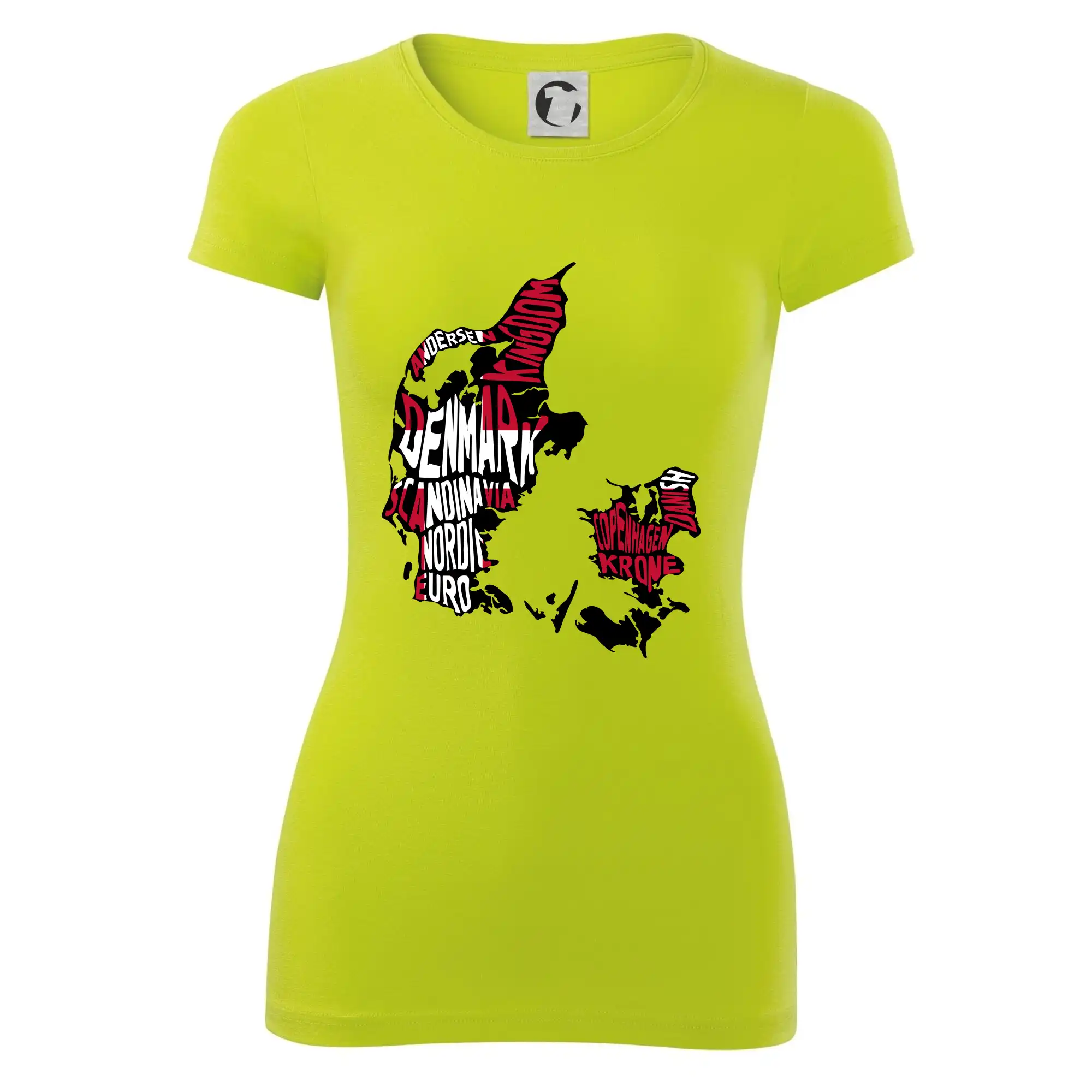 Mapy - názvy měst - Dánsko