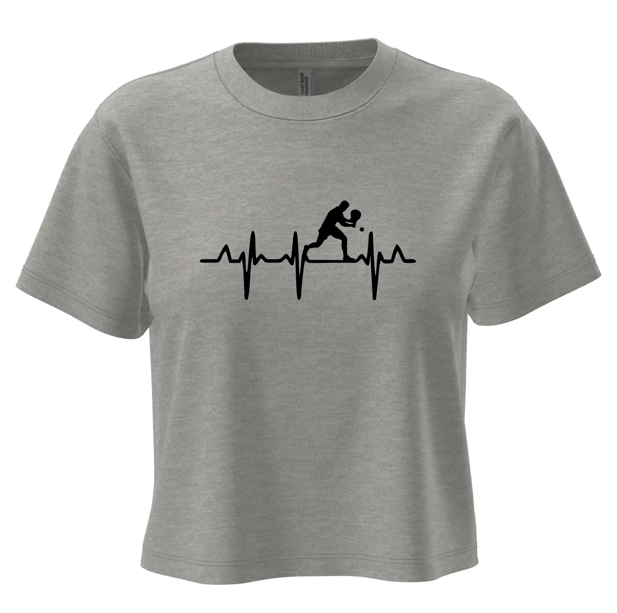 EKG stolní tenista stojící