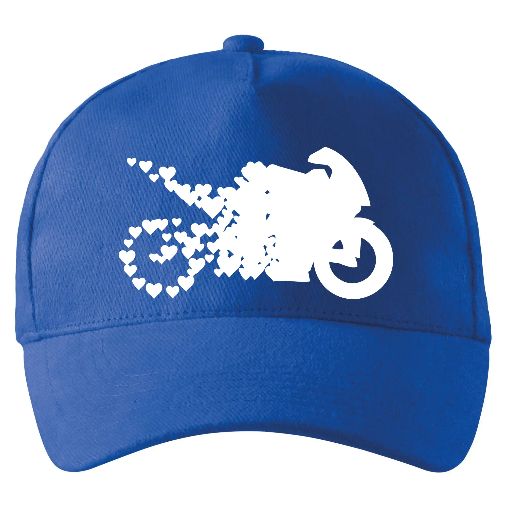 Tričká a mikiny s potlačou motoriek – pre pravých motorkárov - Moto love - Šiltovka so zahnutým šiltom a mosaznou sponou