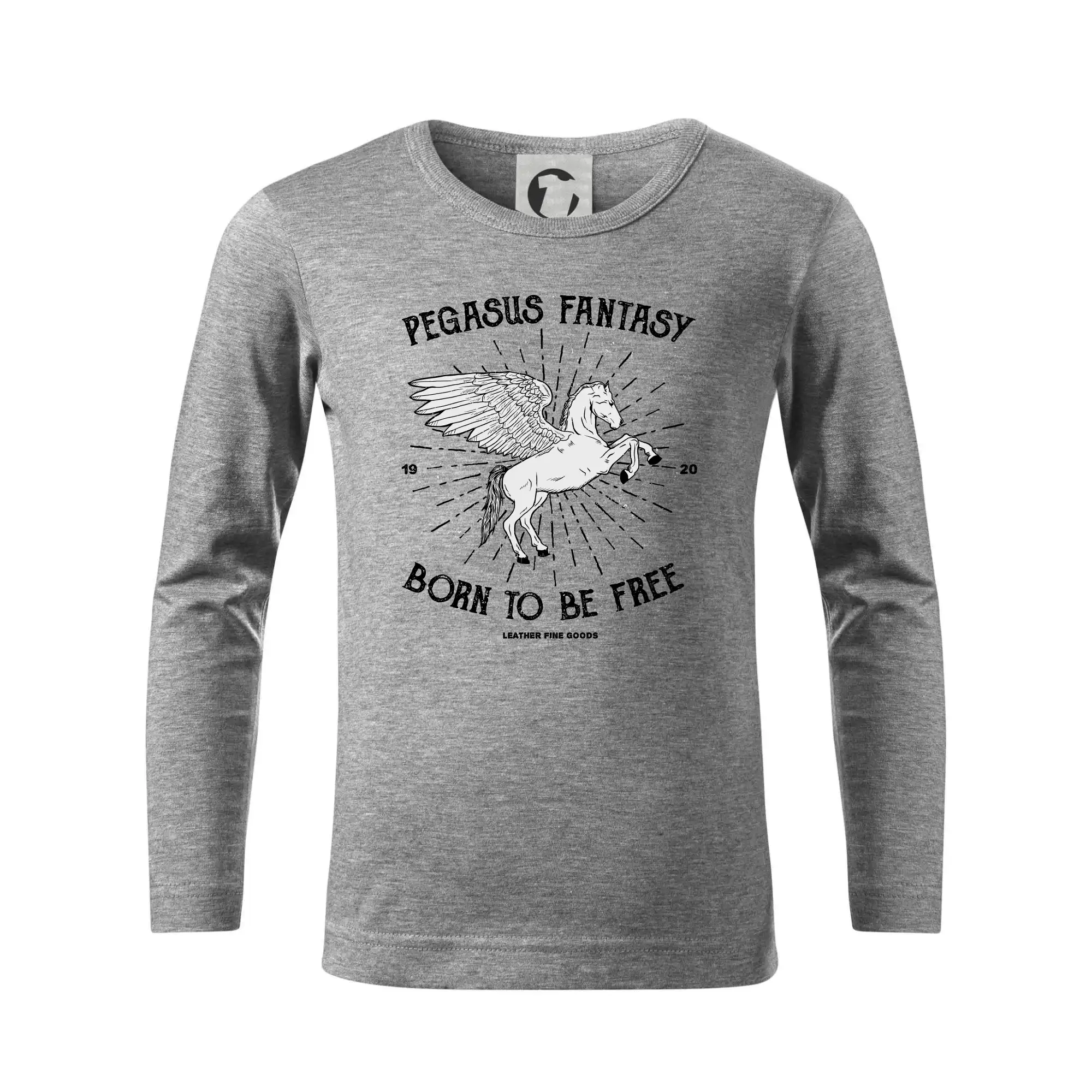 Tričká s koňmi - Pegasus fantasy - Tričko detské Long Sleeve