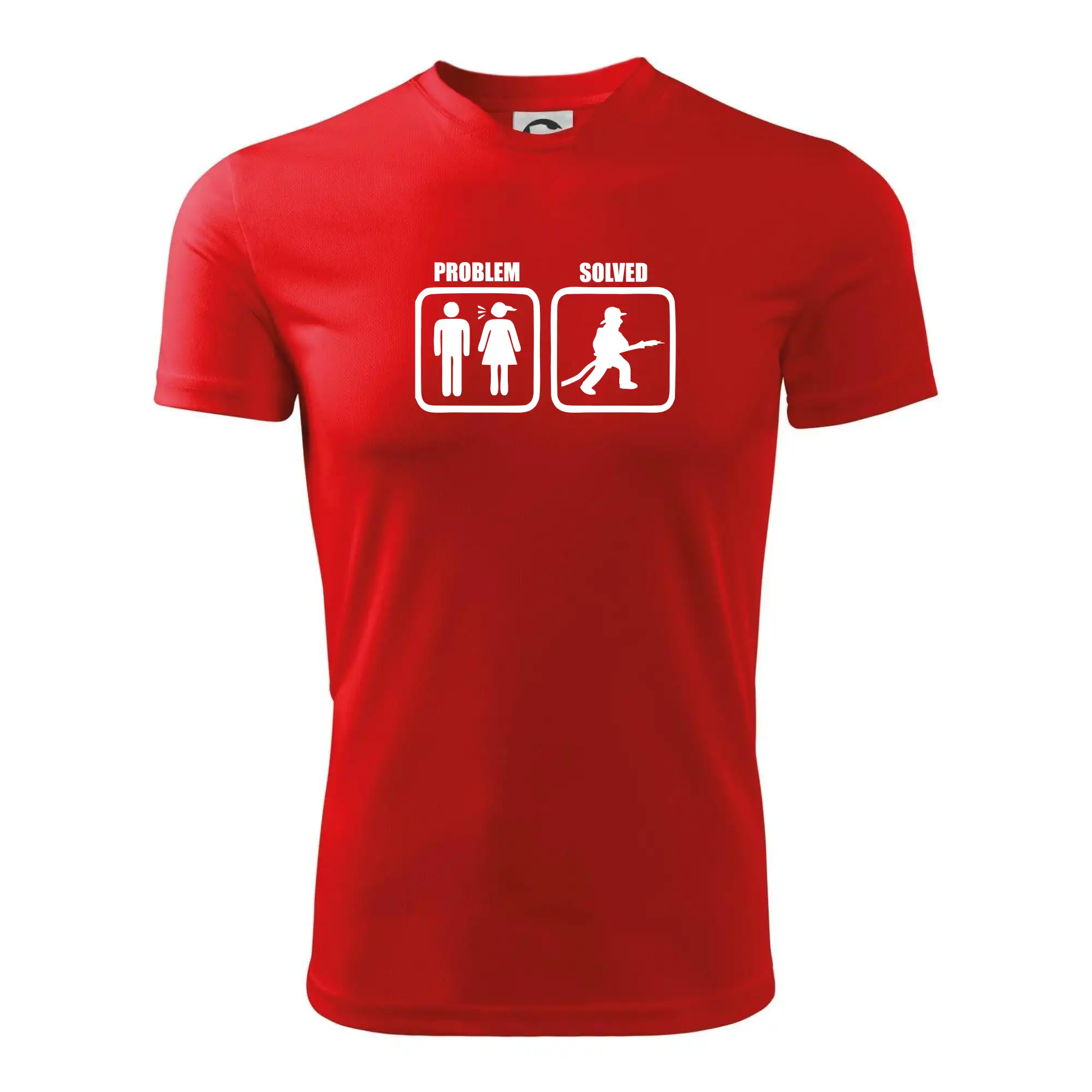 Tričká Problem Solved - Problém hasič - Detské tričko športové