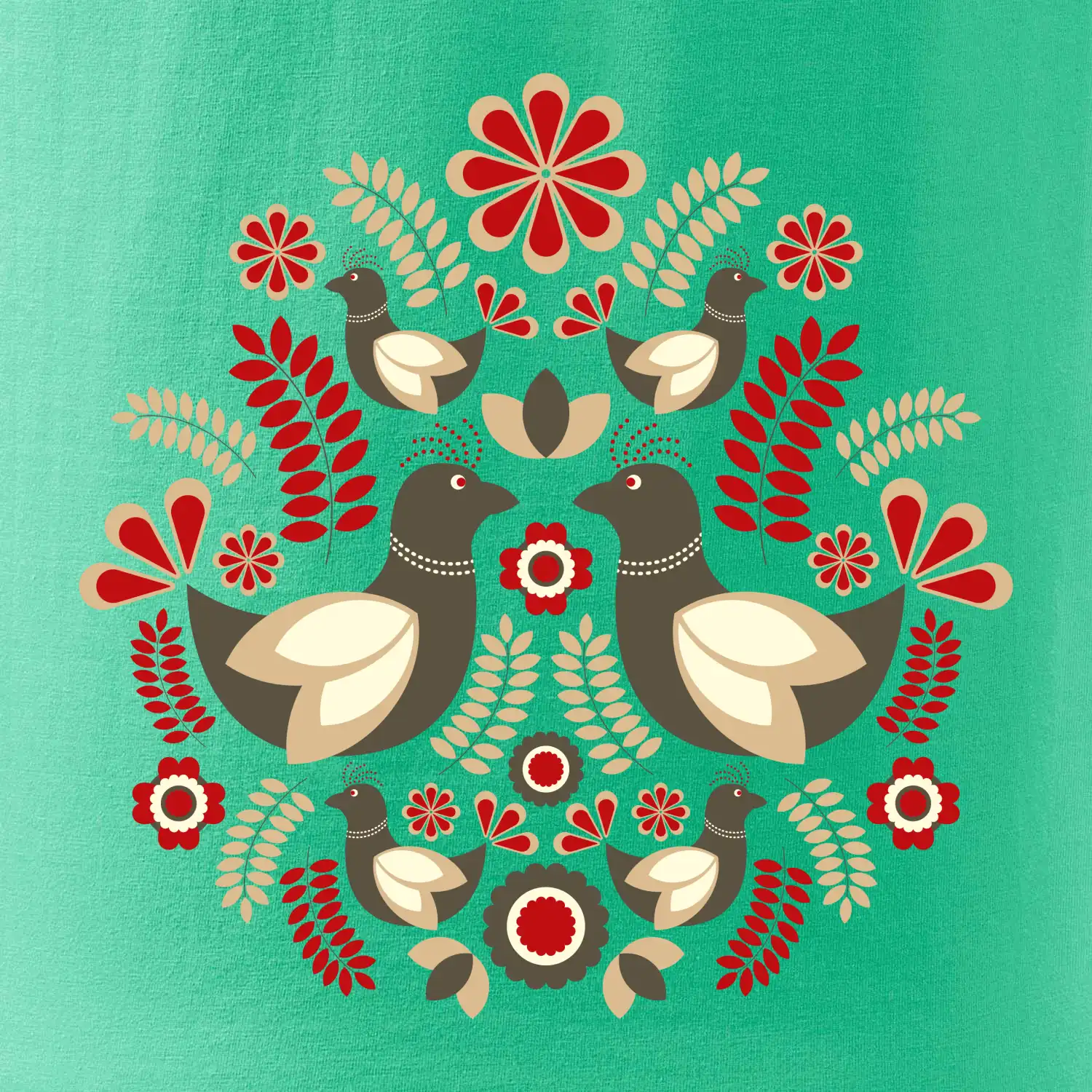 Folklór - hnědí ptáčci