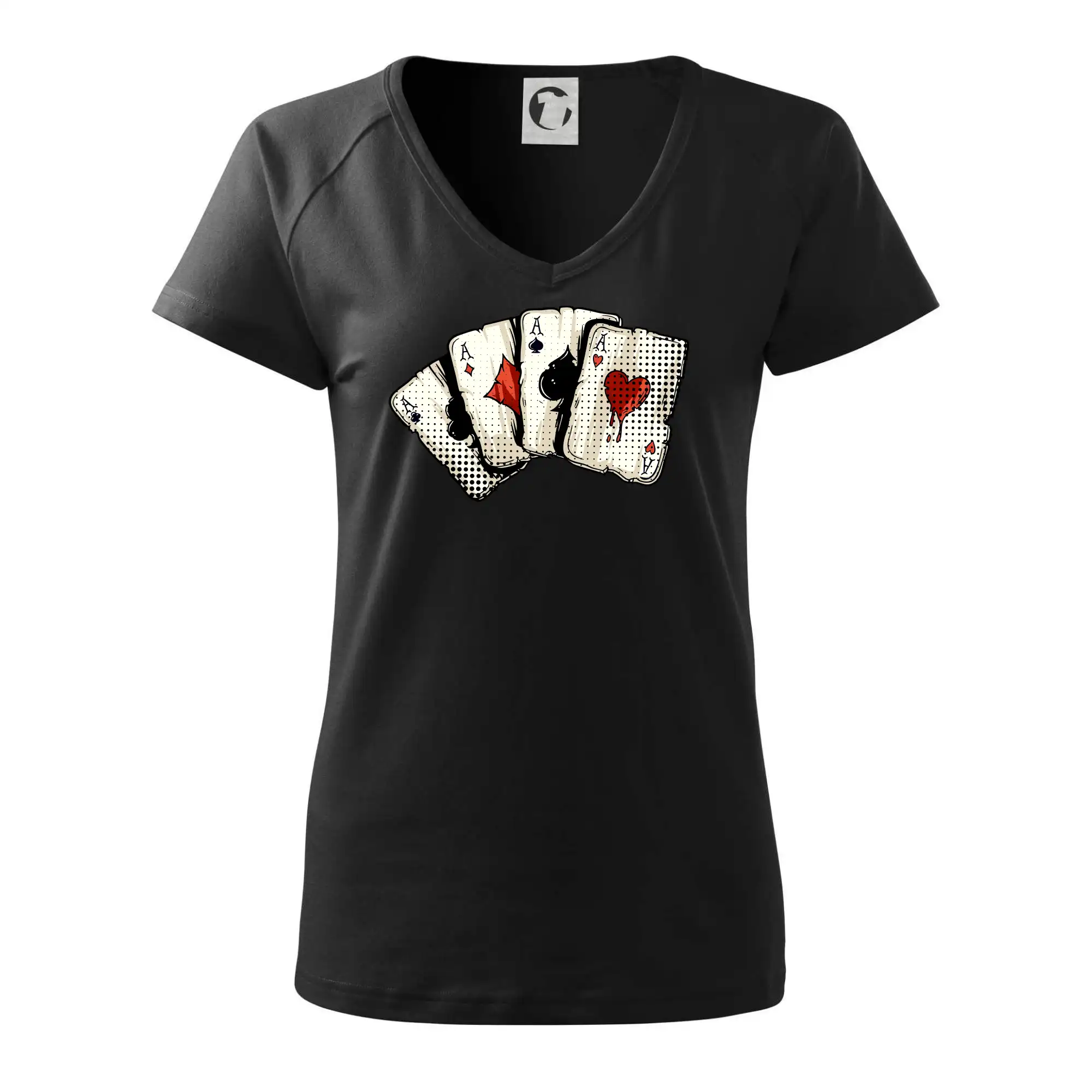 Poker tričká - Poker - karty kreslené - Tričko dámske Dream