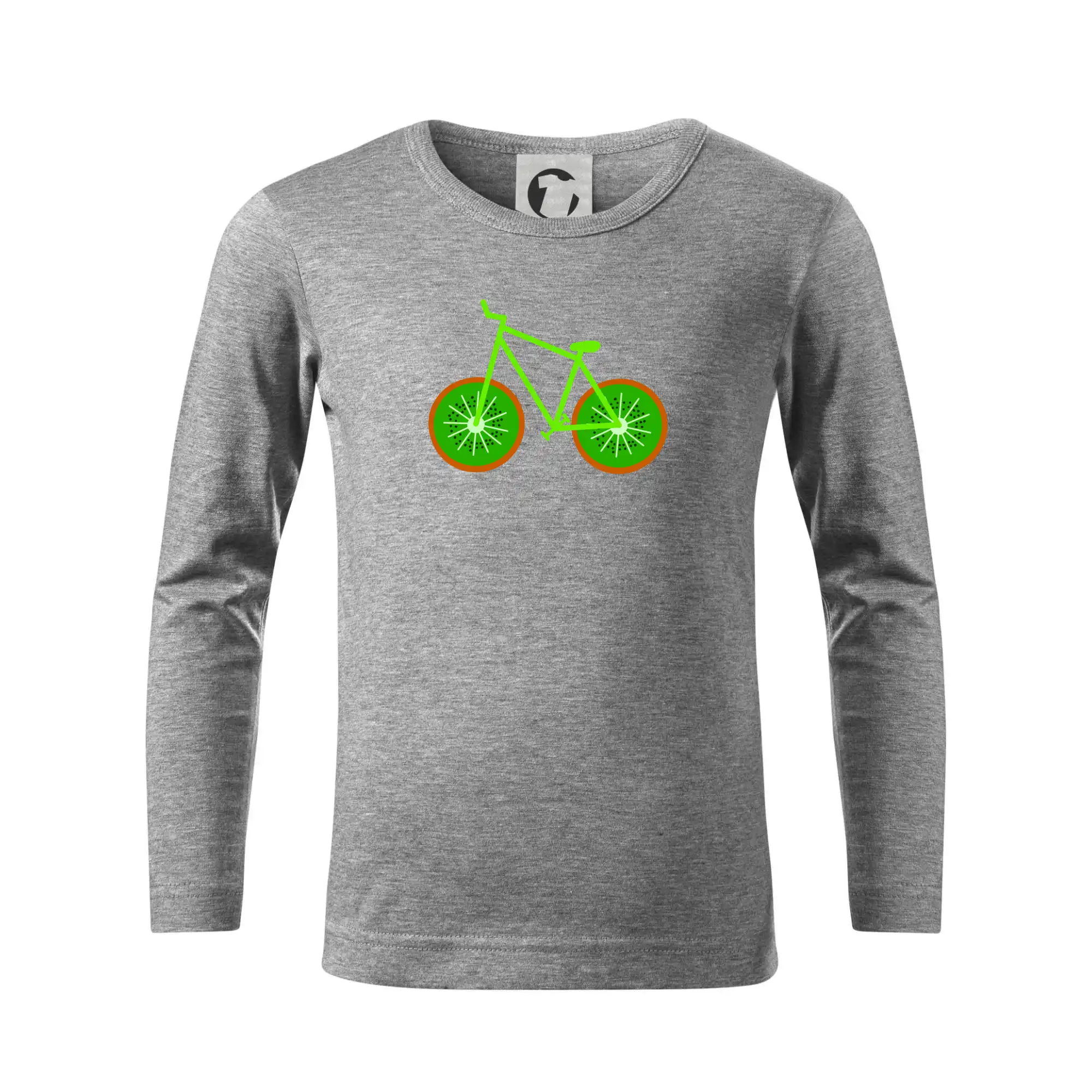 Tričko ako darček pre cyklistu - Kolo Kiwi - Tričko detské Long Sleeve
