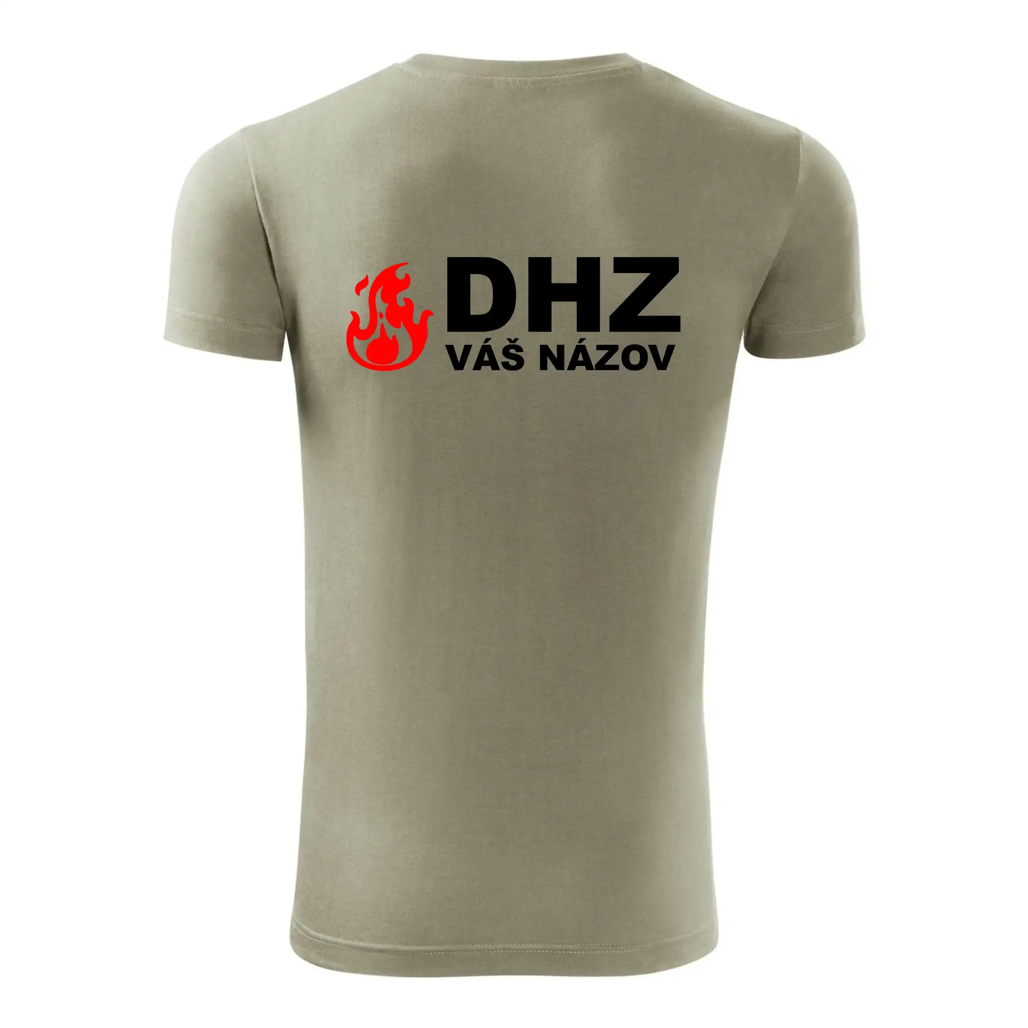 DHZ (oheň, firesport, názov sboru - vlastný nápis)
