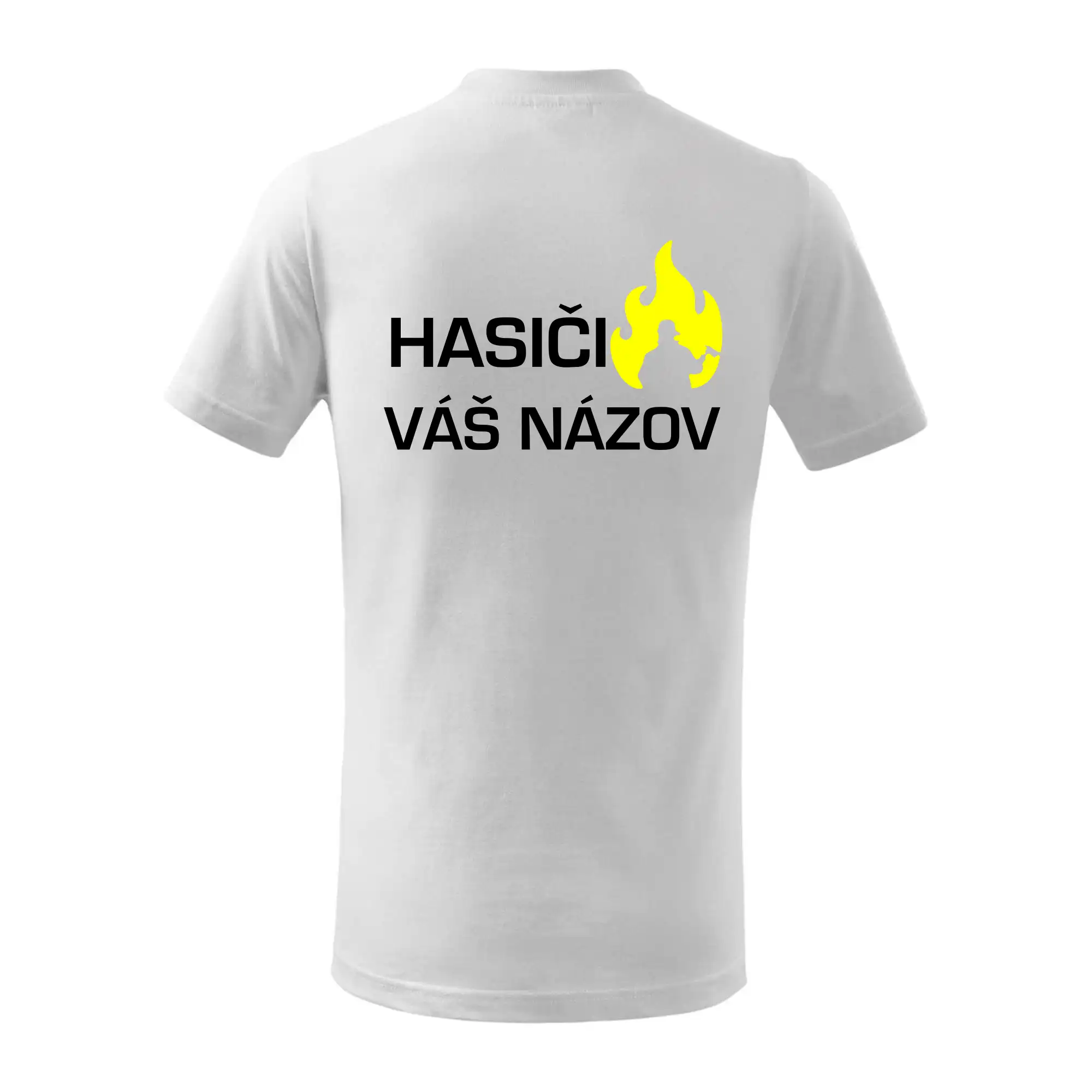 Hasiči - Váš názov - FLUO + Reflexná potlač