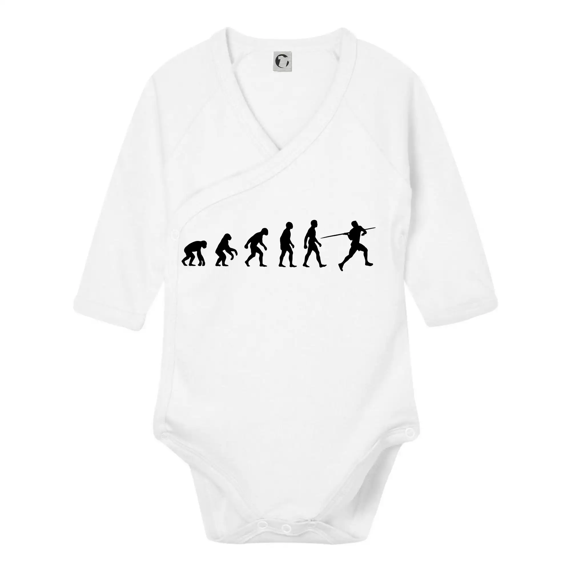 Ostatné športy - Evoluce hod oštěpem - Body zavinovacie s dlhým rukávom