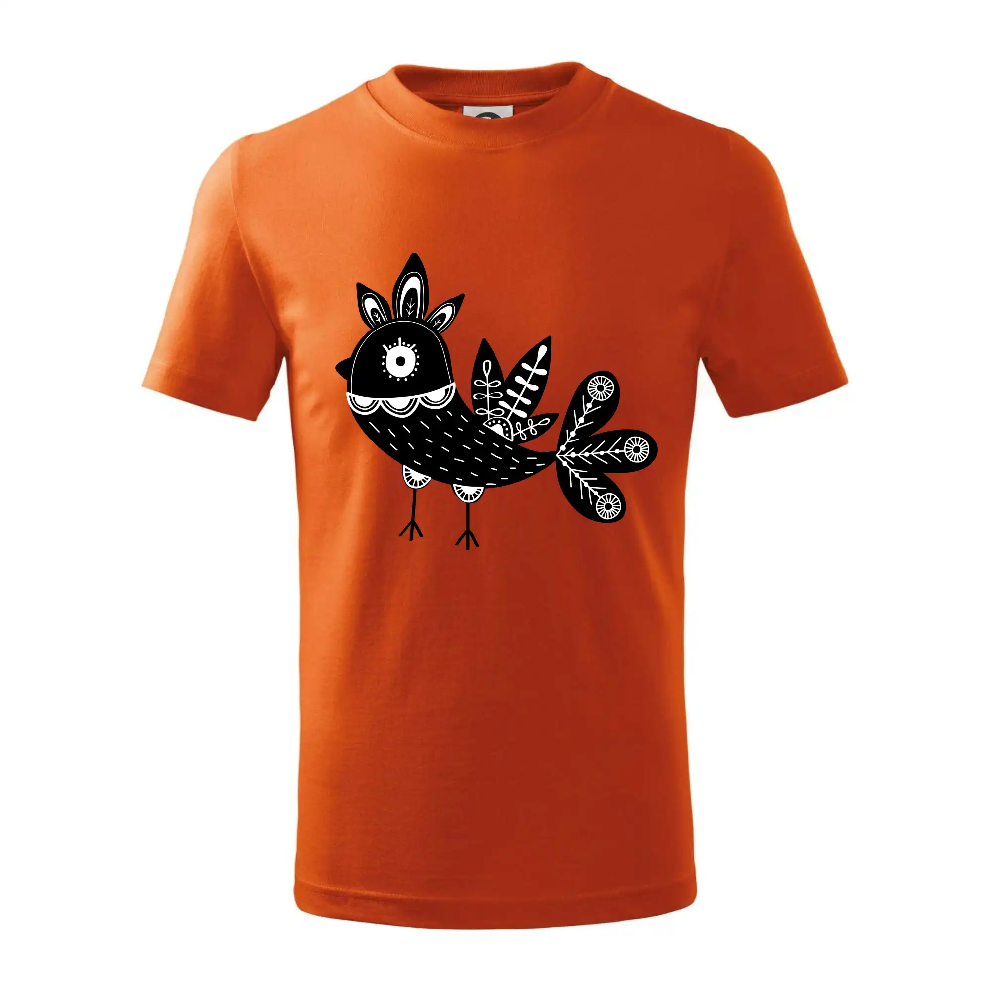 Ptáček černobílý folklór