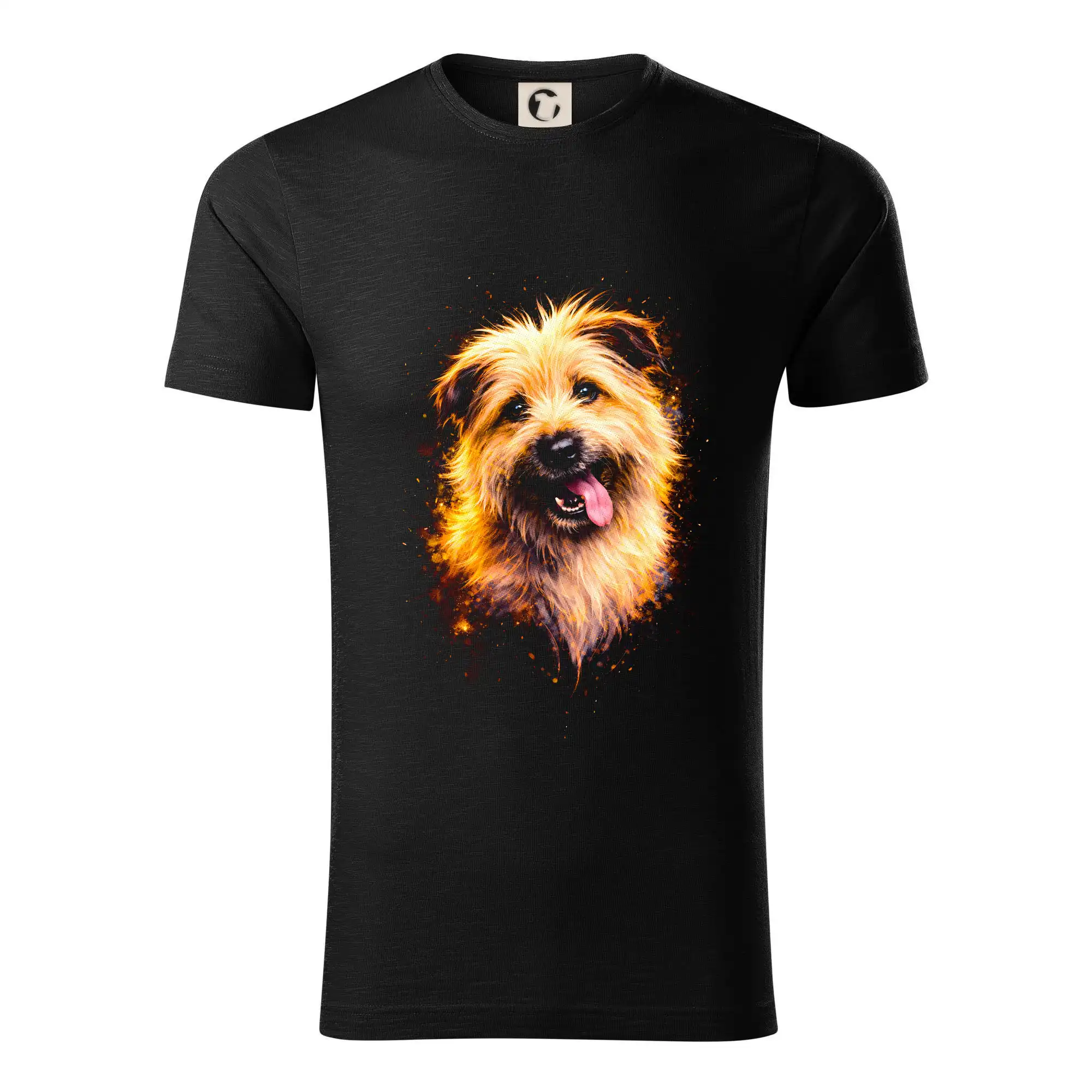 Ostatné psie plemená - Obrázok poltón Briard - Tričko z organickej bavlny