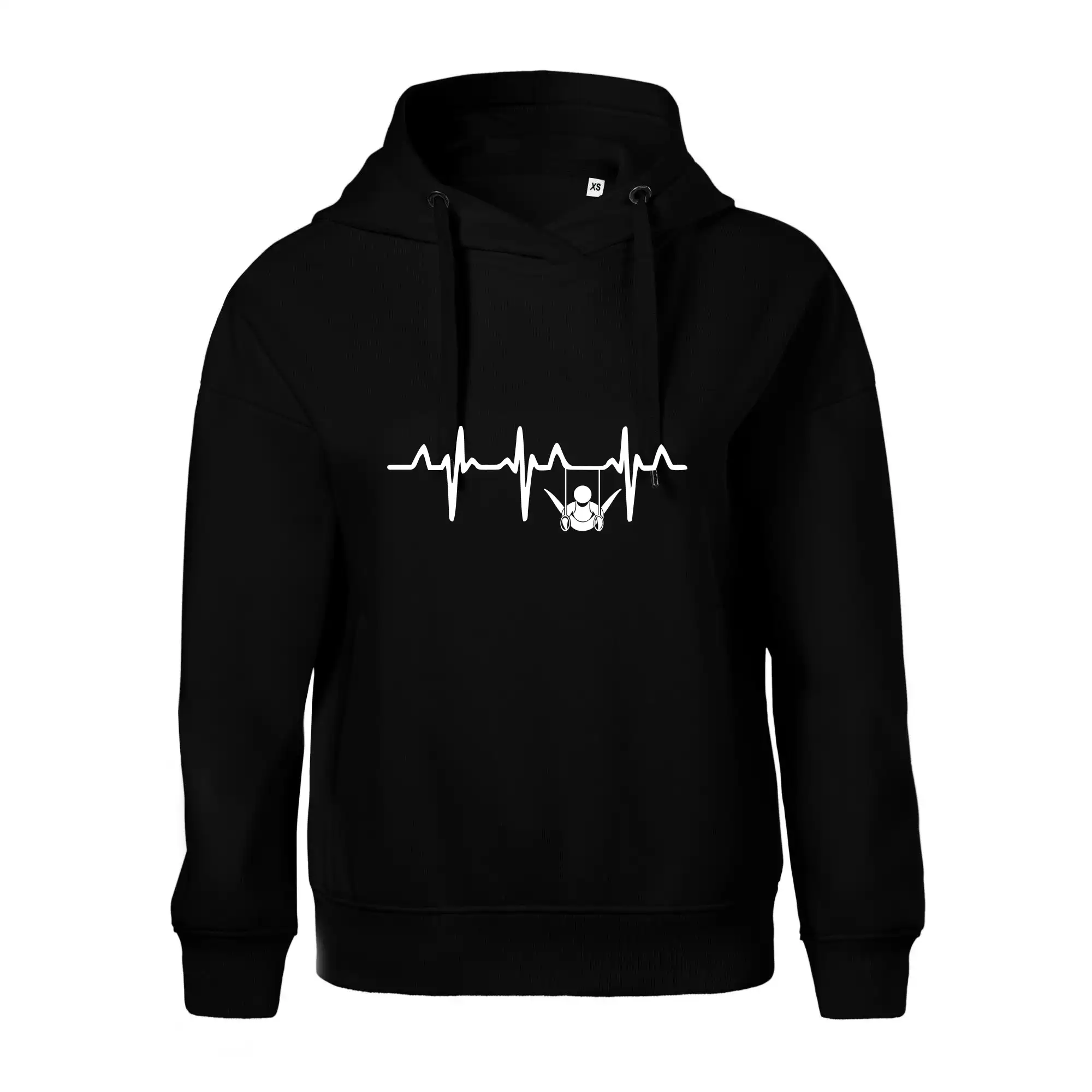 Ostatné športy - EKG cvičenie na kruhoch - Oversized mikina dámská Moon - kratšia + širšia
