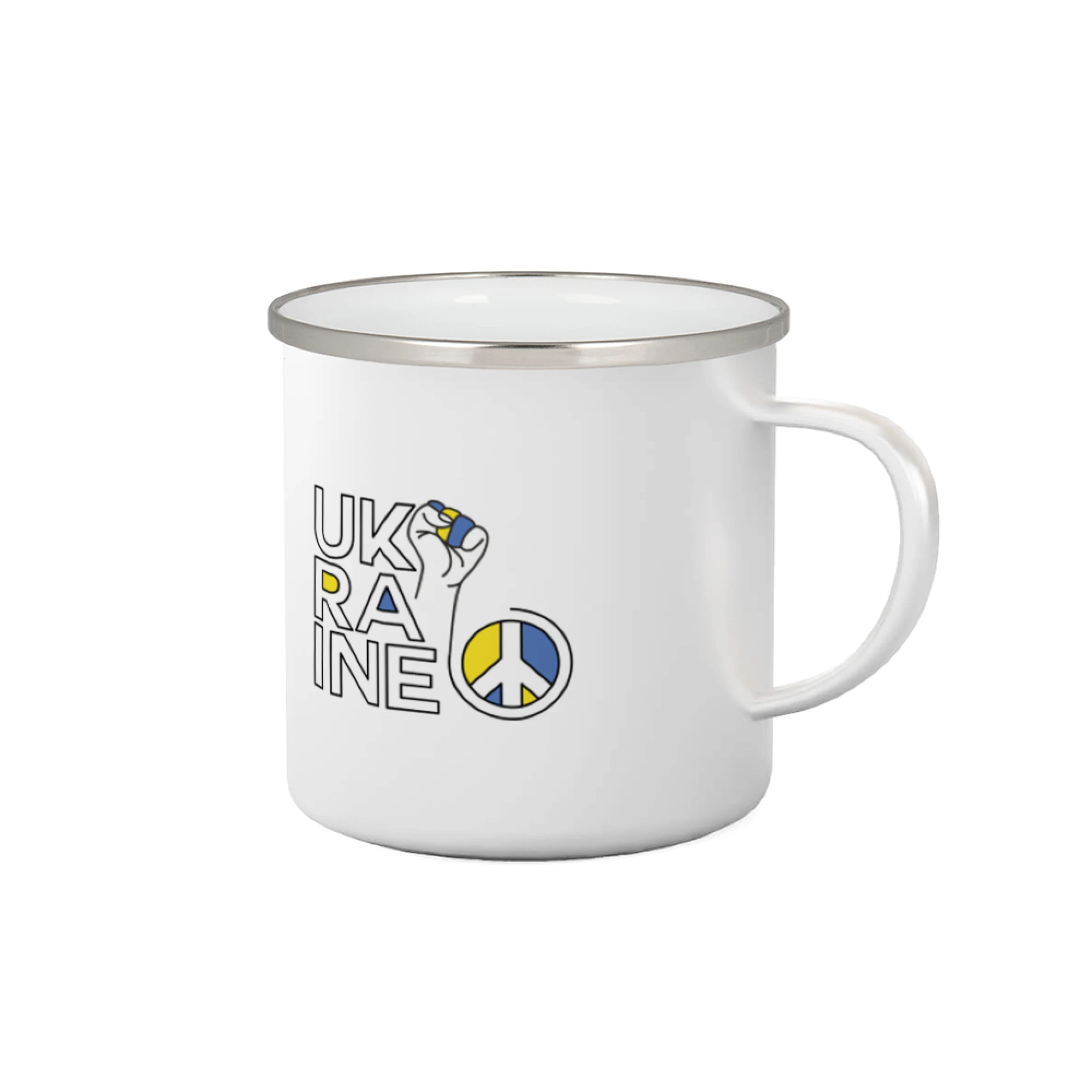 Tričká s vlajkou ukrajiny - Ukraine - symbol peace - Plecháčik