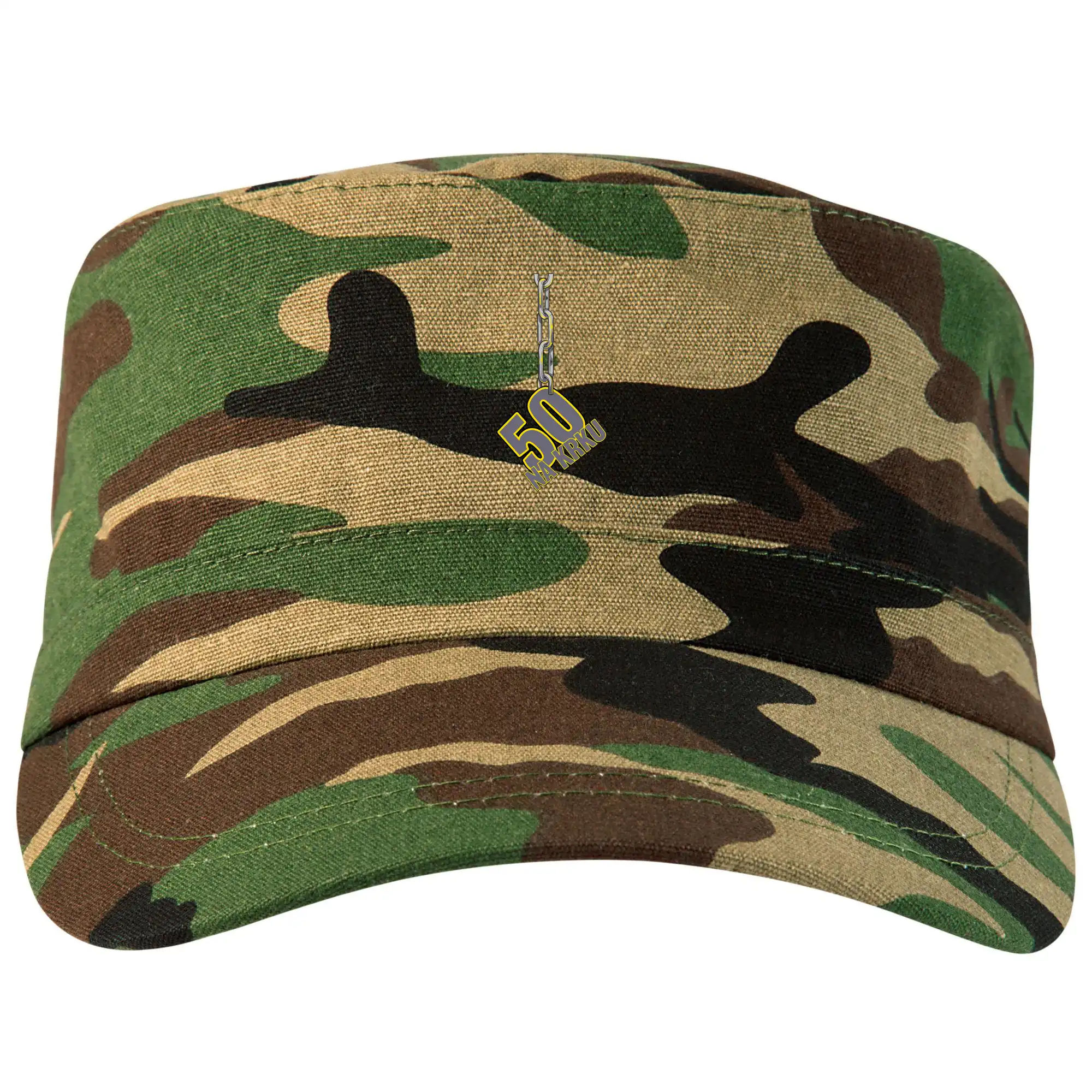 Trička k 50. narodeninám - 50 rokov na krku reťaz - Šiltovka CAMO