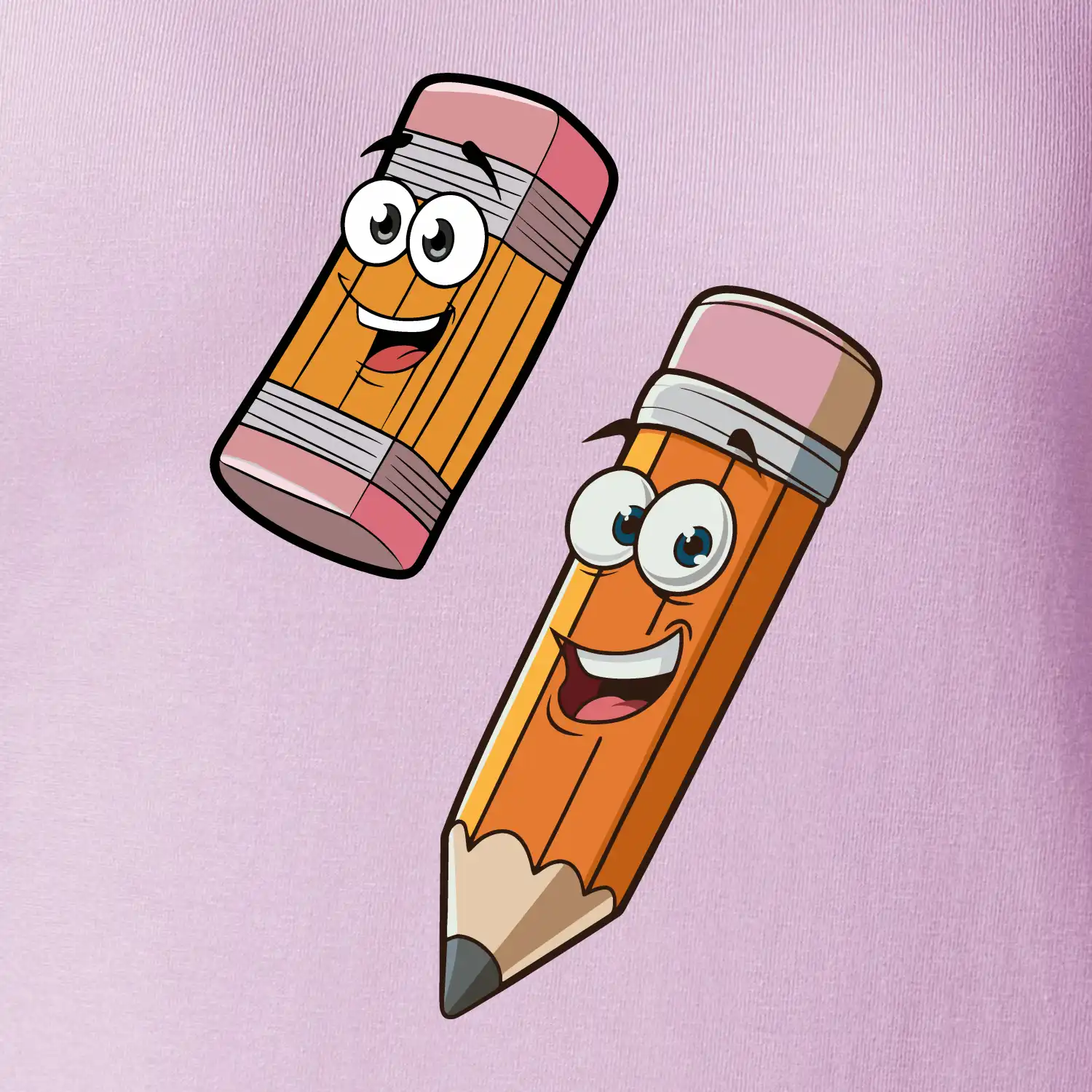 Parové triko - Tužka a guma