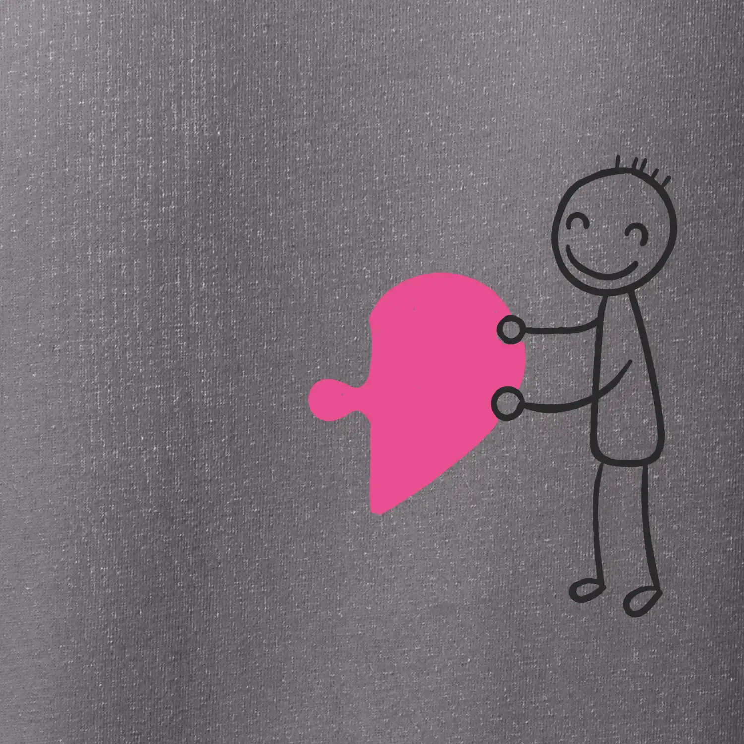 Párová trička puzzle postavička