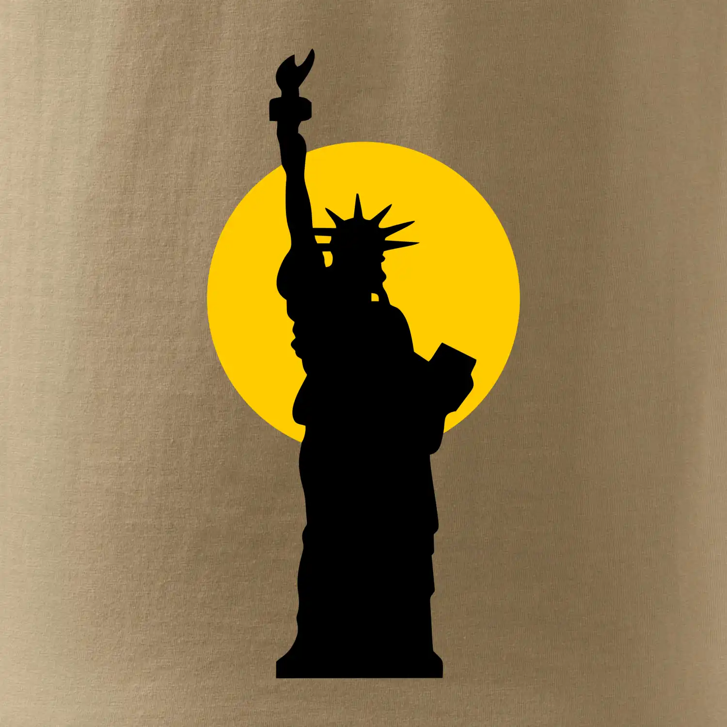 Socha svobody slunce