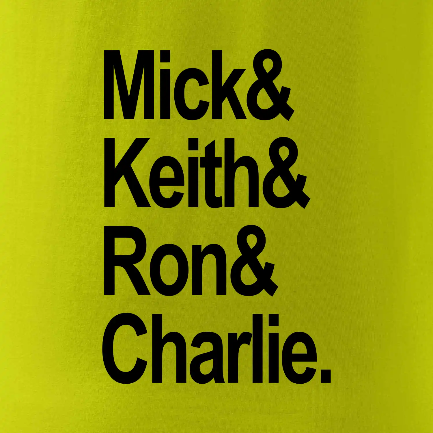 Mick Keith Ron Charlie