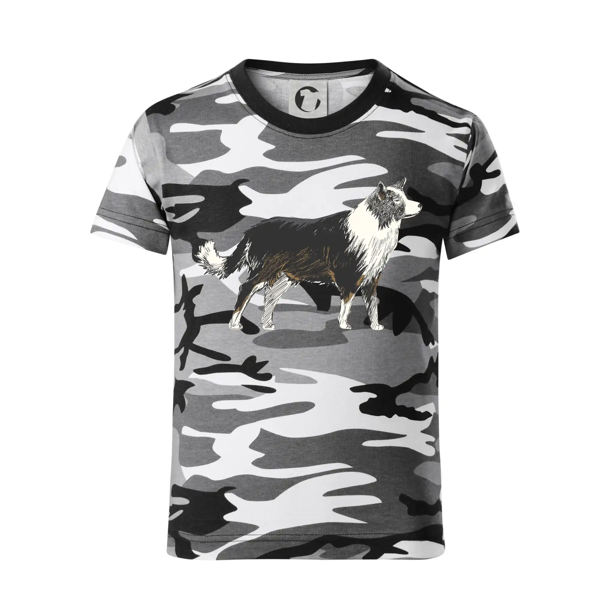 Border kolie kreslená