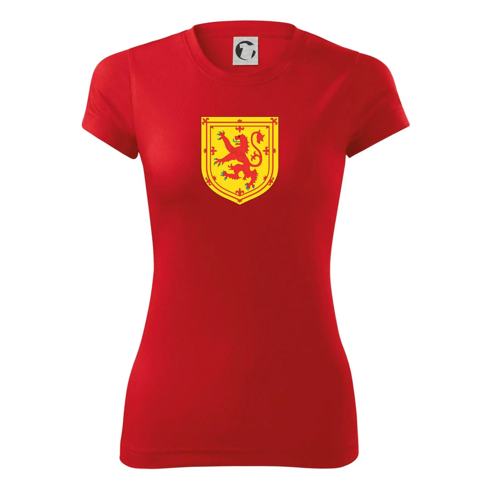 Skotský lev na hrudi