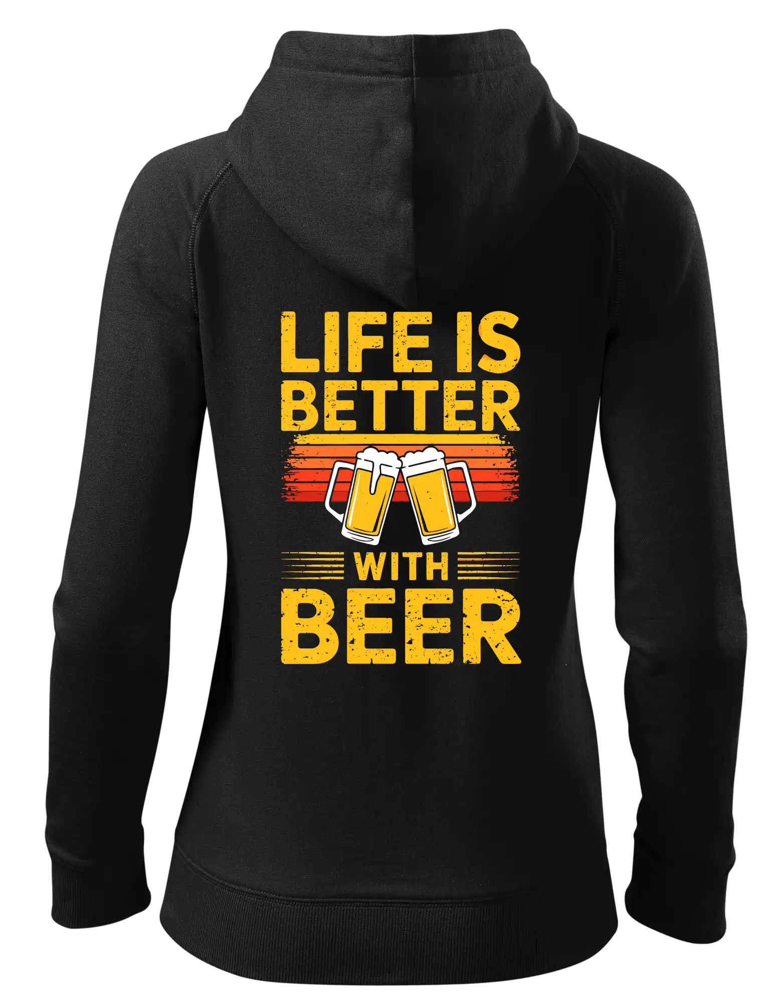 Life is better with beer - oranžové