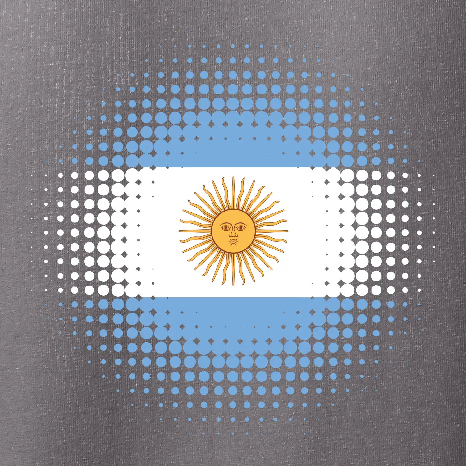 Argentina vlajka tečkovaná