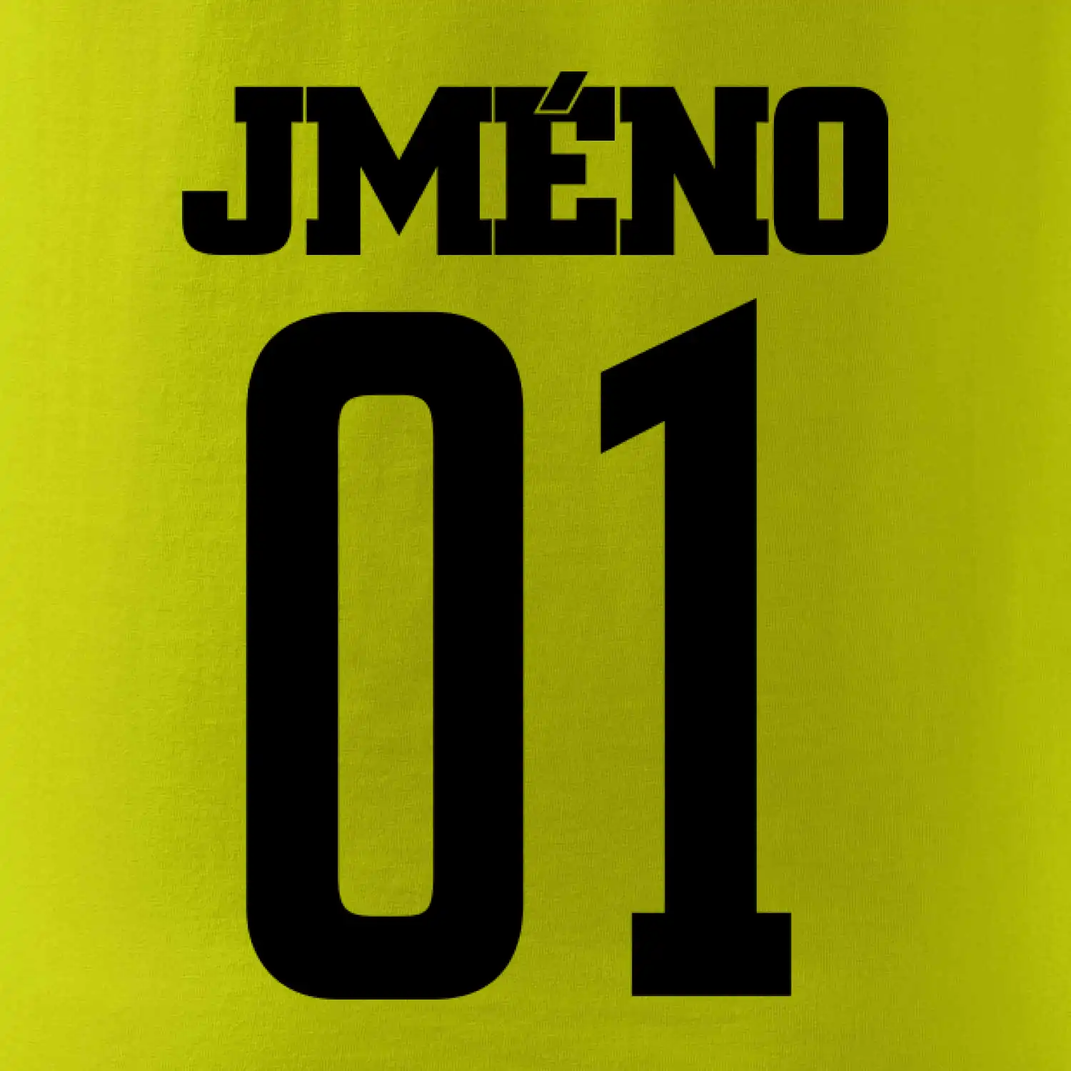 Hokejový dres - vlastné meno a číslo