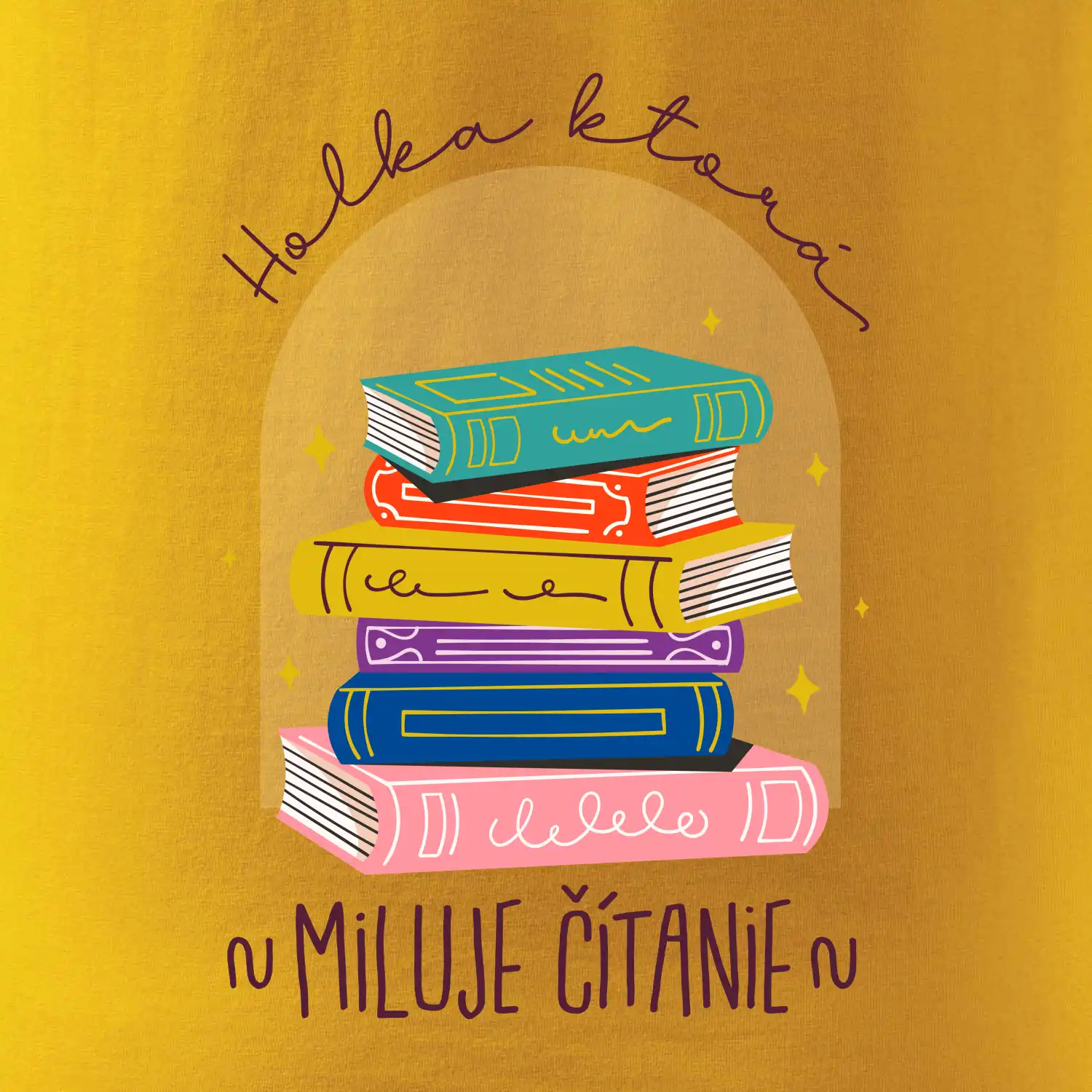 Holka, ktorá miluje čítanie SK